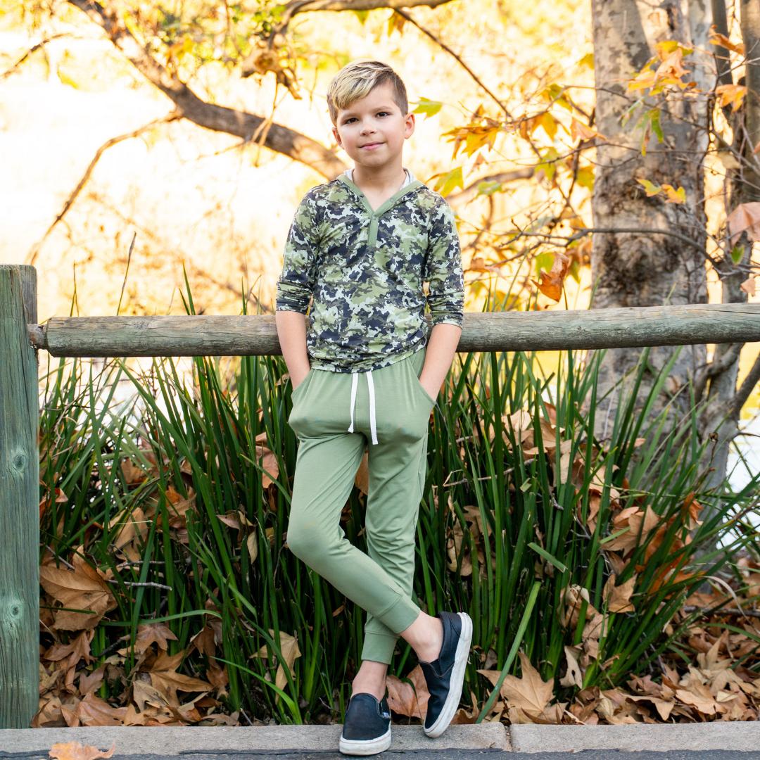 Hoodie - Green Camo