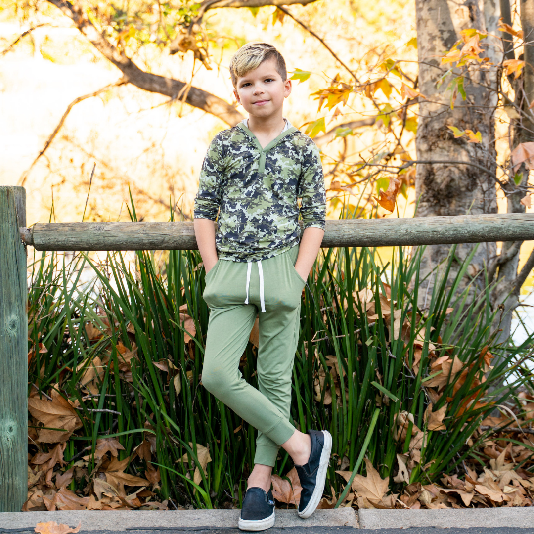 Hoodie - Green Camo