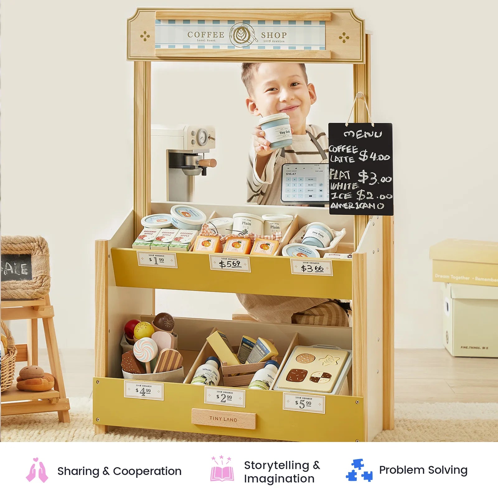 Tiny Land® Kid's Grocery Store Playset