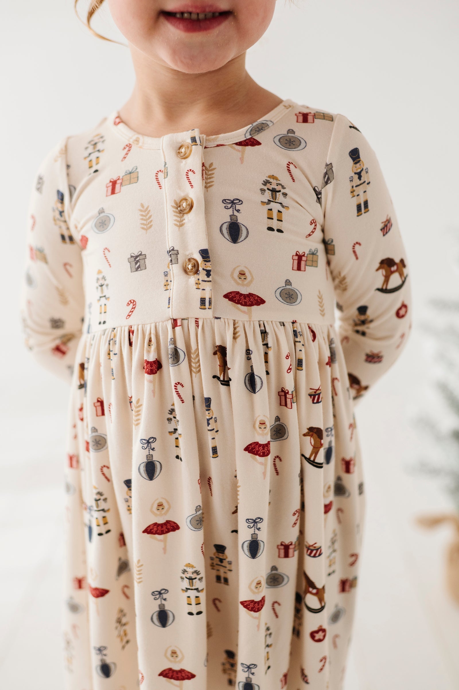 Long Sleeve Henley Dress