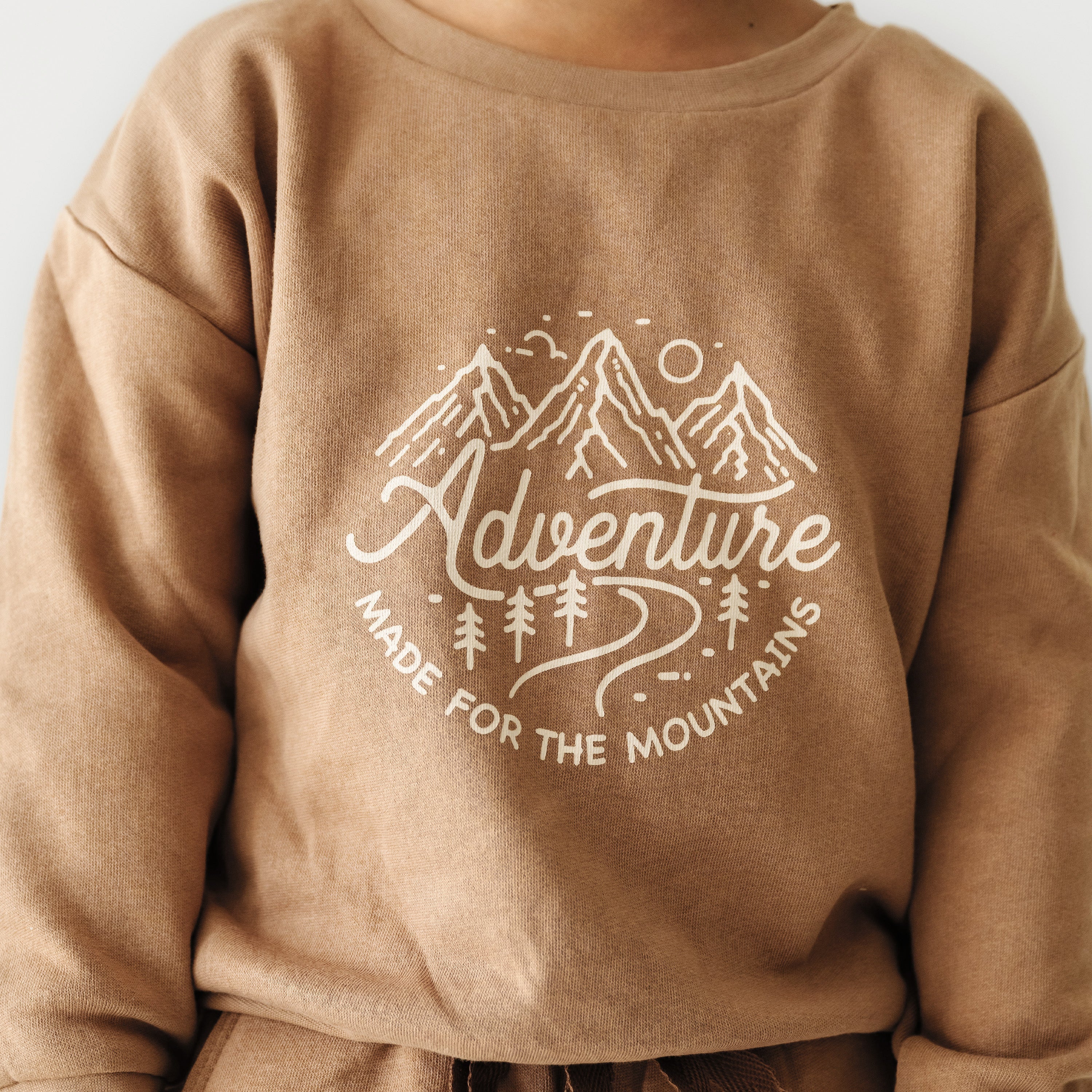 Organic Kids Sweatshirt - Adventure Sweatshirt Makemake Organics   