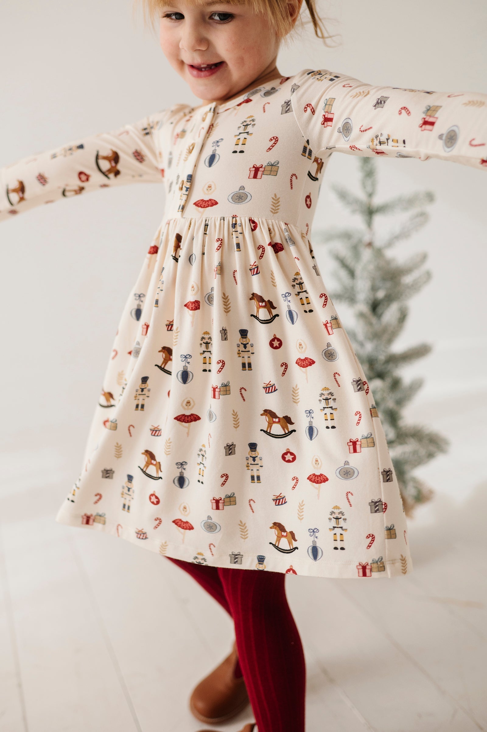 Long Sleeve Henley Dress