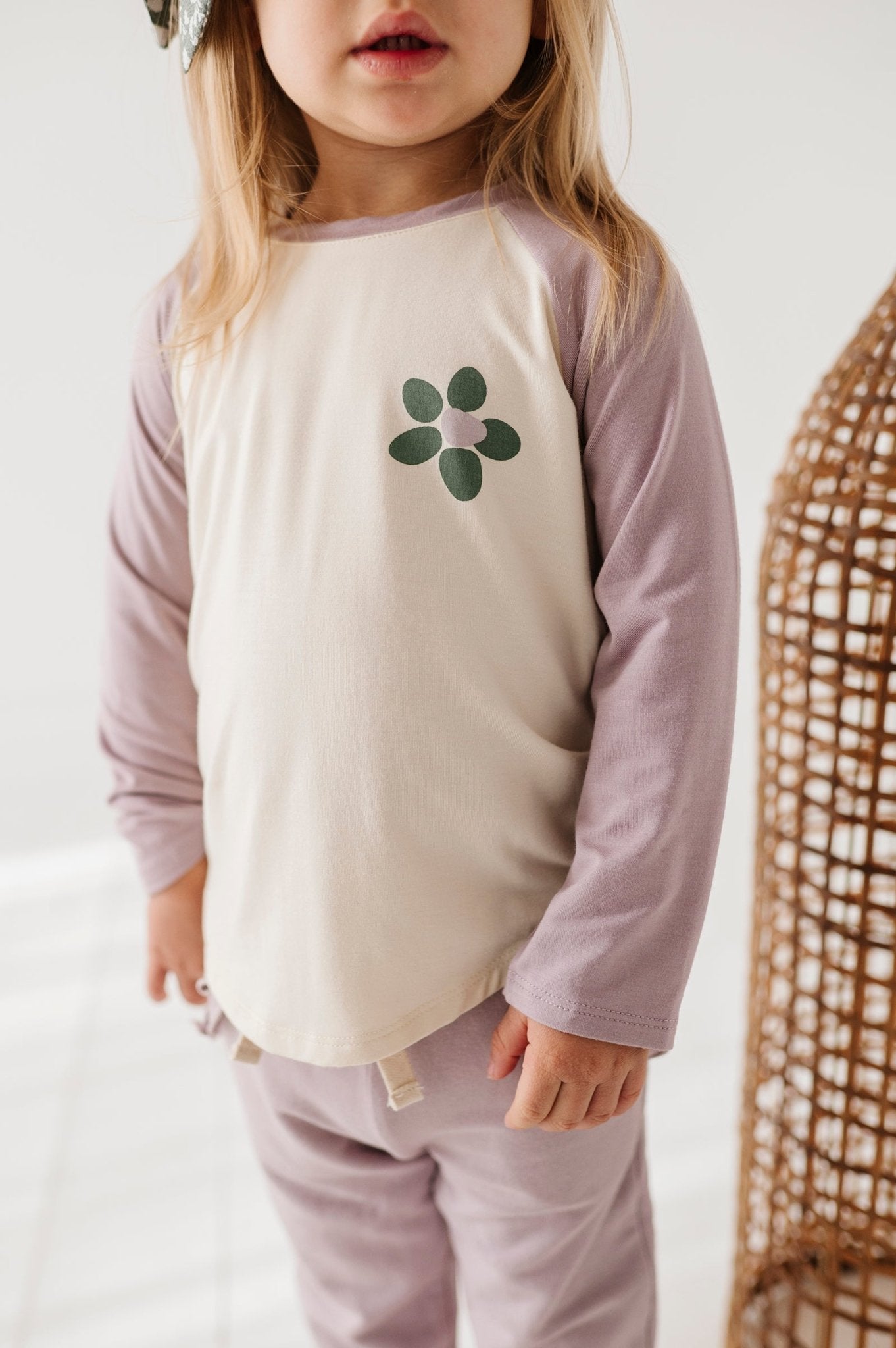 Girl's Long Sleeve Baseball Tee
