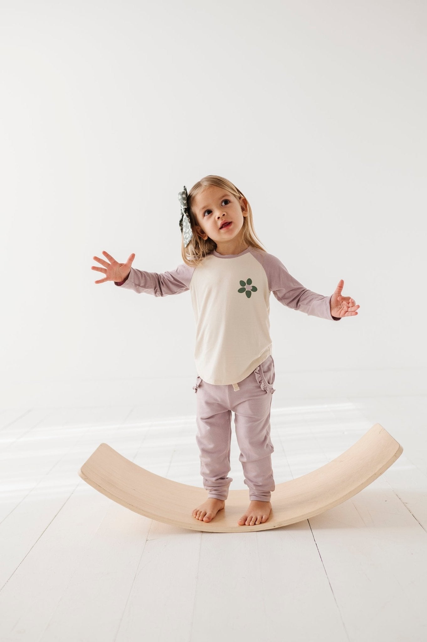 Girl's Long Sleeve Baseball Tee