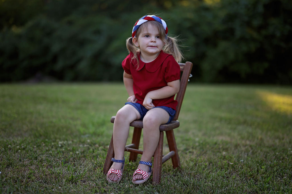 Patriotic Hazel Sandal