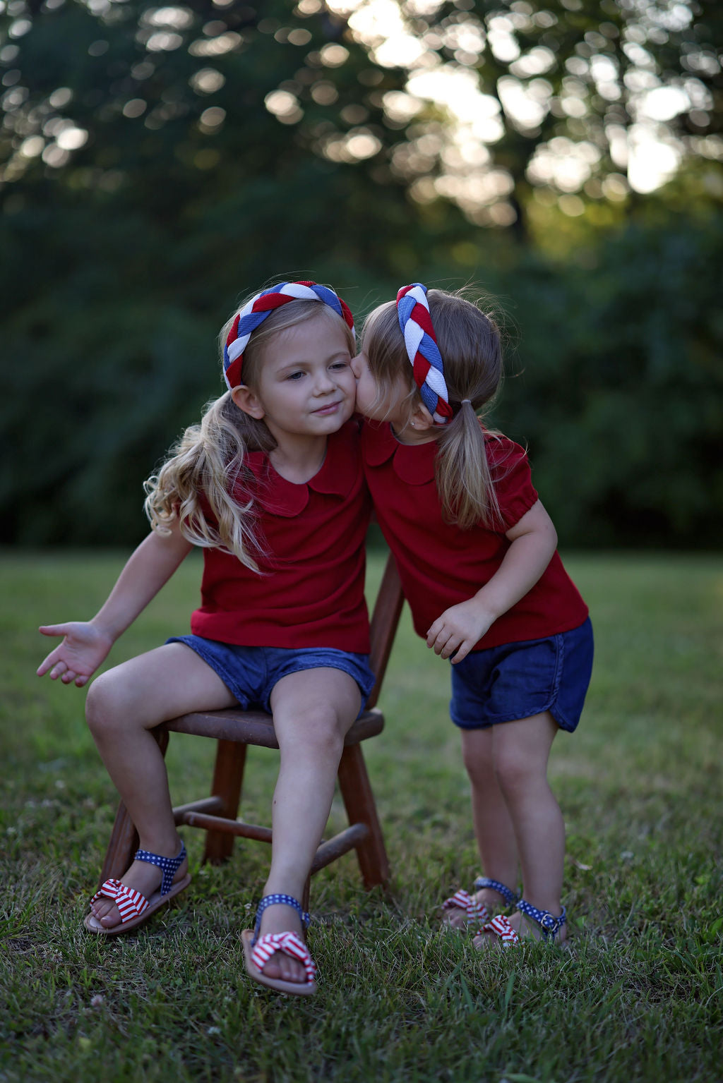 Patriotic Hazel Sandal