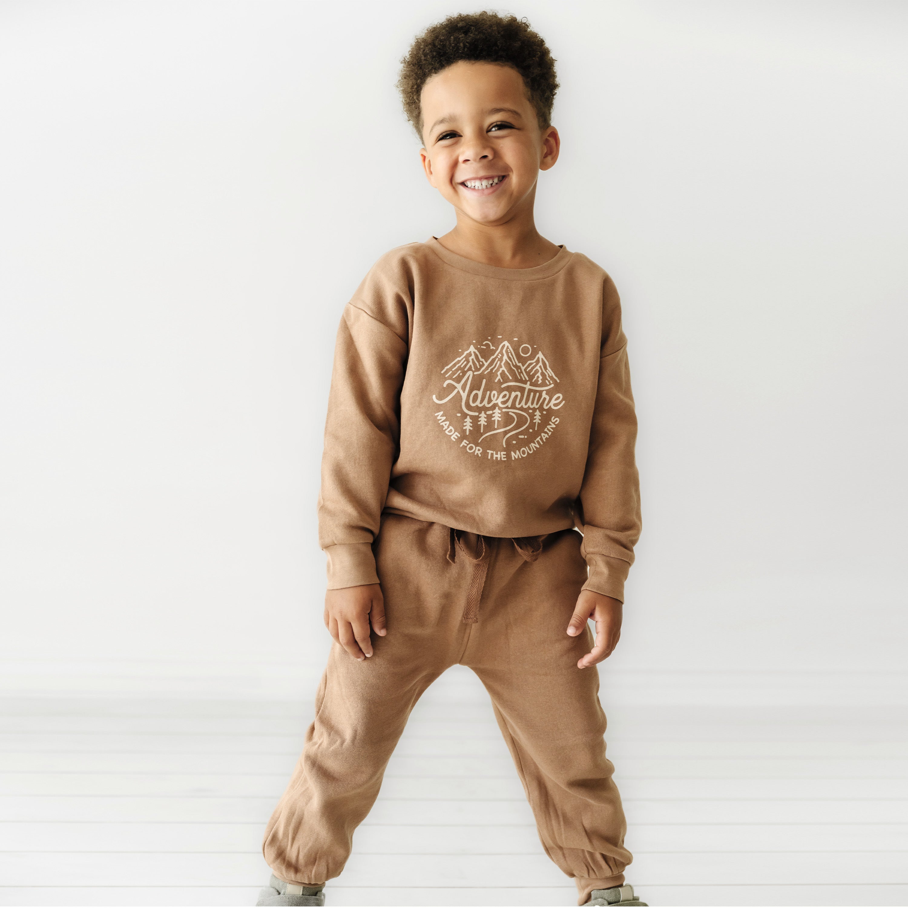 Organic Kids Sweatshirt - Adventure Sweatshirt Makemake Organics   