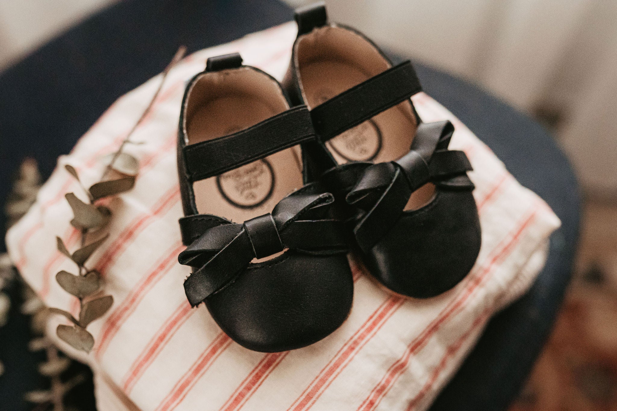 Midnight Black Ballet Flat {Premium Leather}