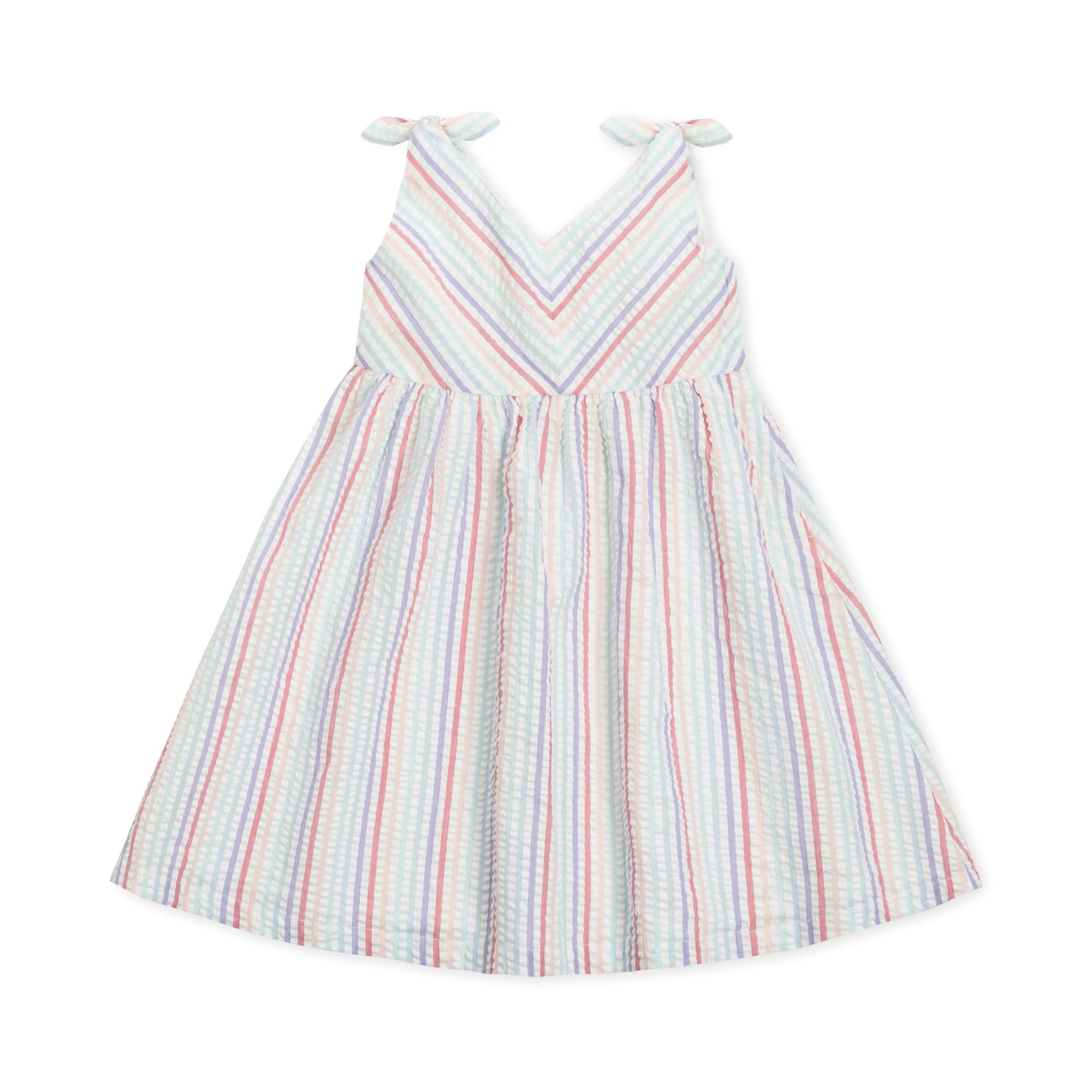 Bow Shoulder Swing Dress