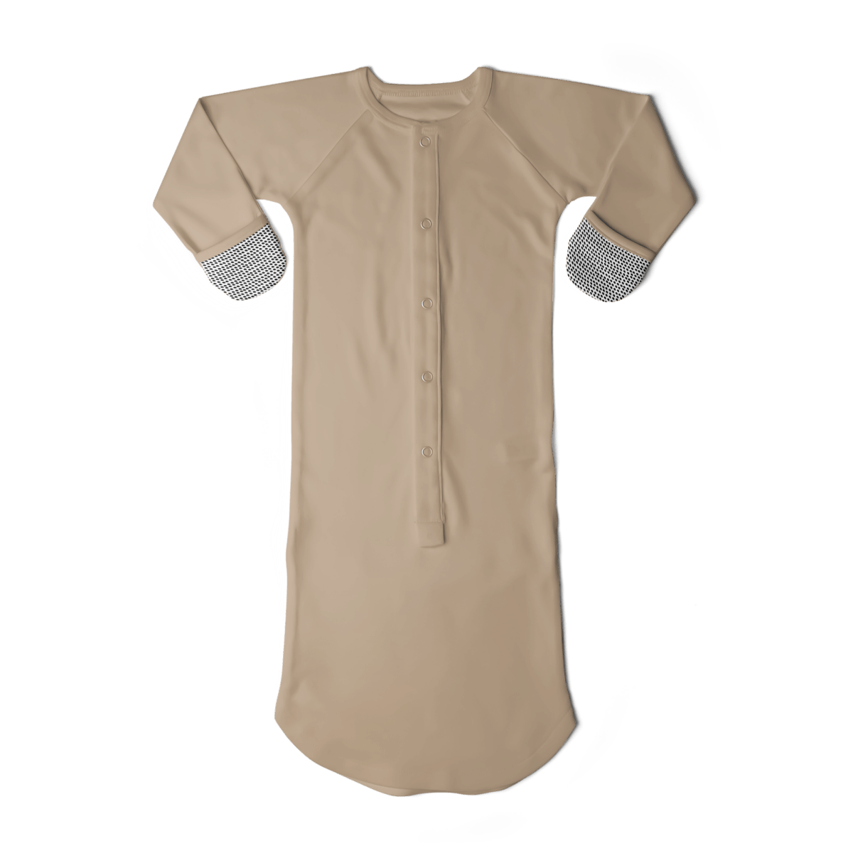 PREEMIE / PETITE 24 HOUR CONVERTIBLE GOWN | SANDSTONE