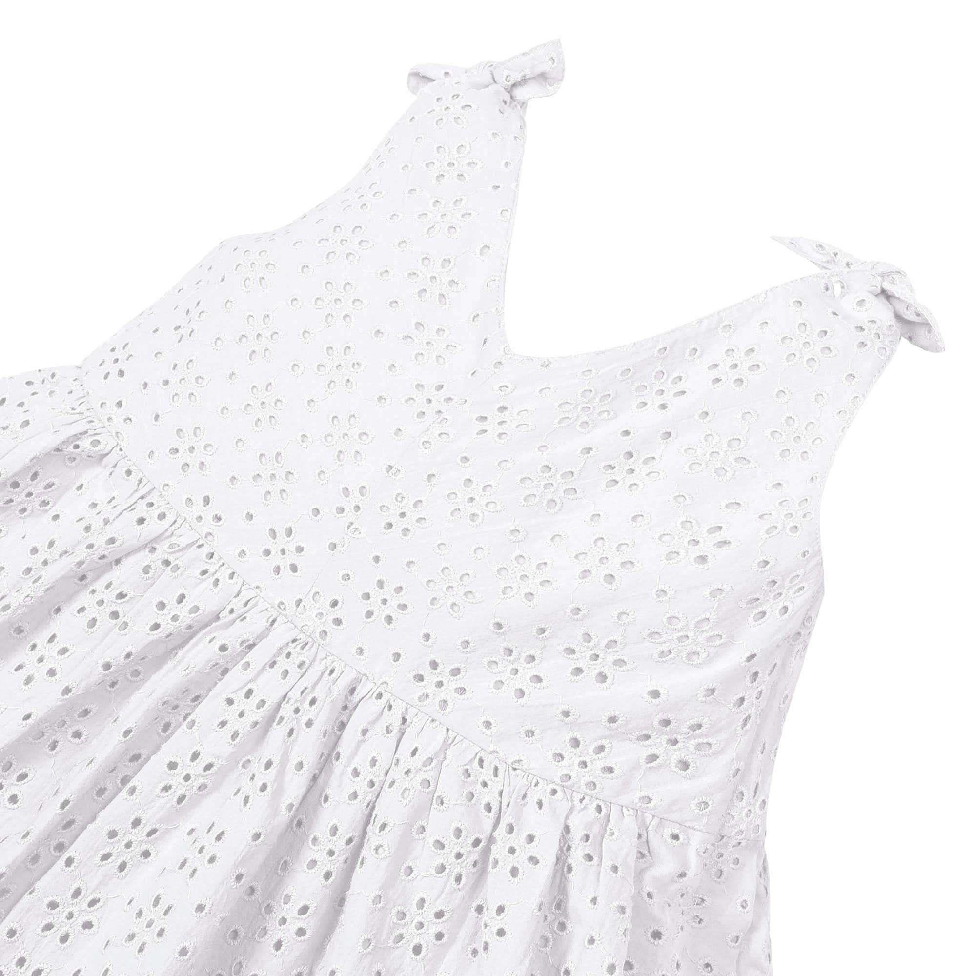 Bow Shoulder Organic Swing Dress - Baby