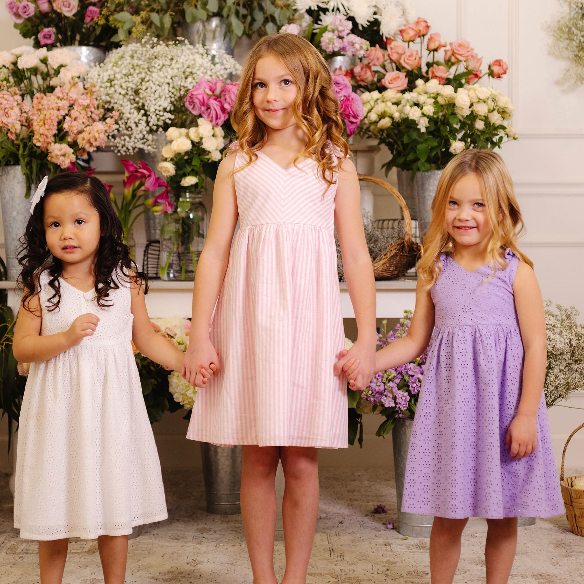 Bow Shoulder Organic Swing Dress