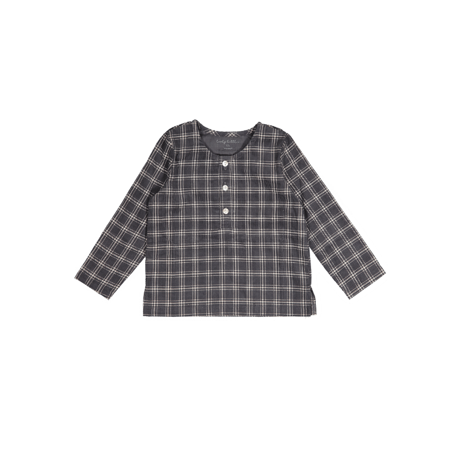 The Corduroy Tunic -  Steel Check