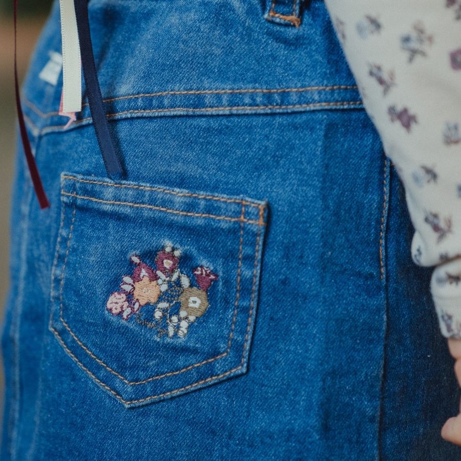 The Denim Skirt - Blue