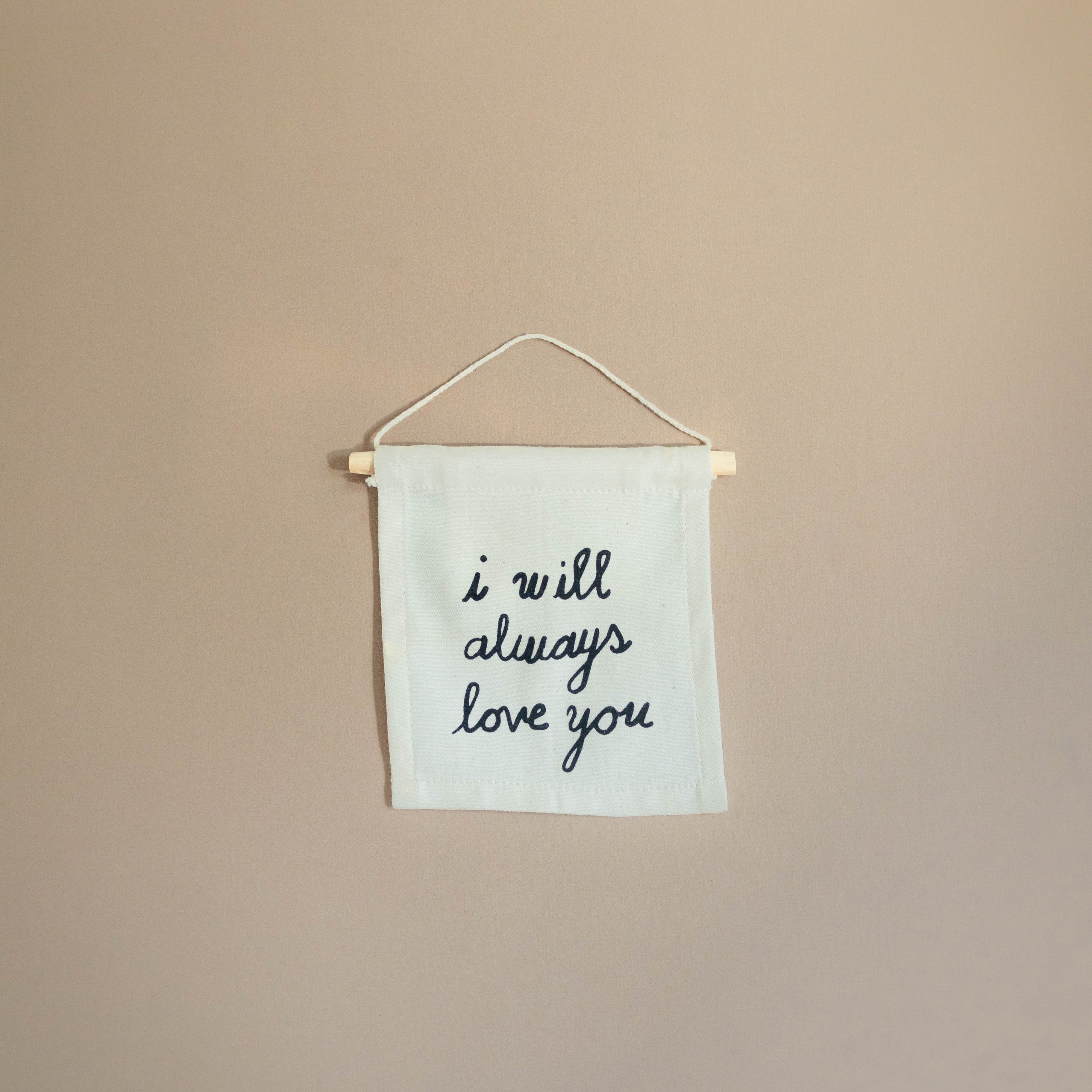 I will always love you hang sign
