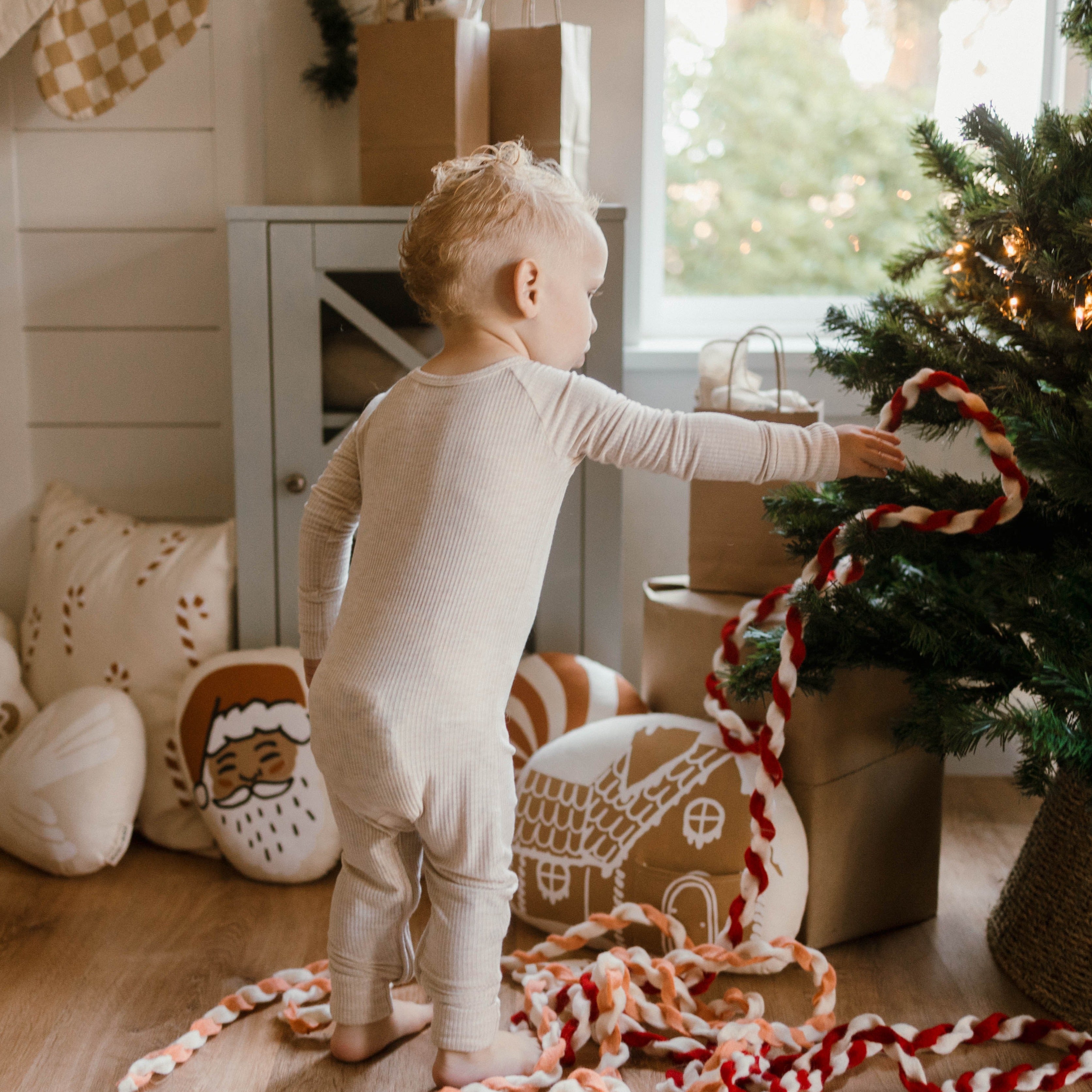 gingerbread house pillow