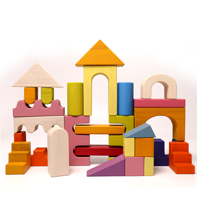 **Pre-order (Ships in 2-3 Weeks)**62 Pcs STAINED Large Castle Building Blocks Set