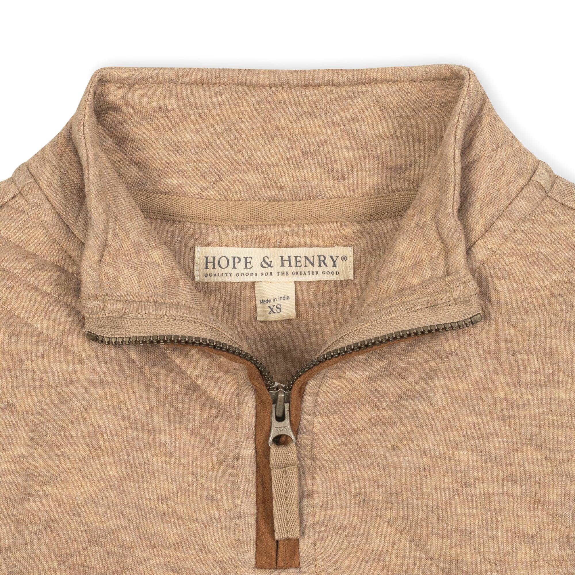 Quilted Kanga Half Zip