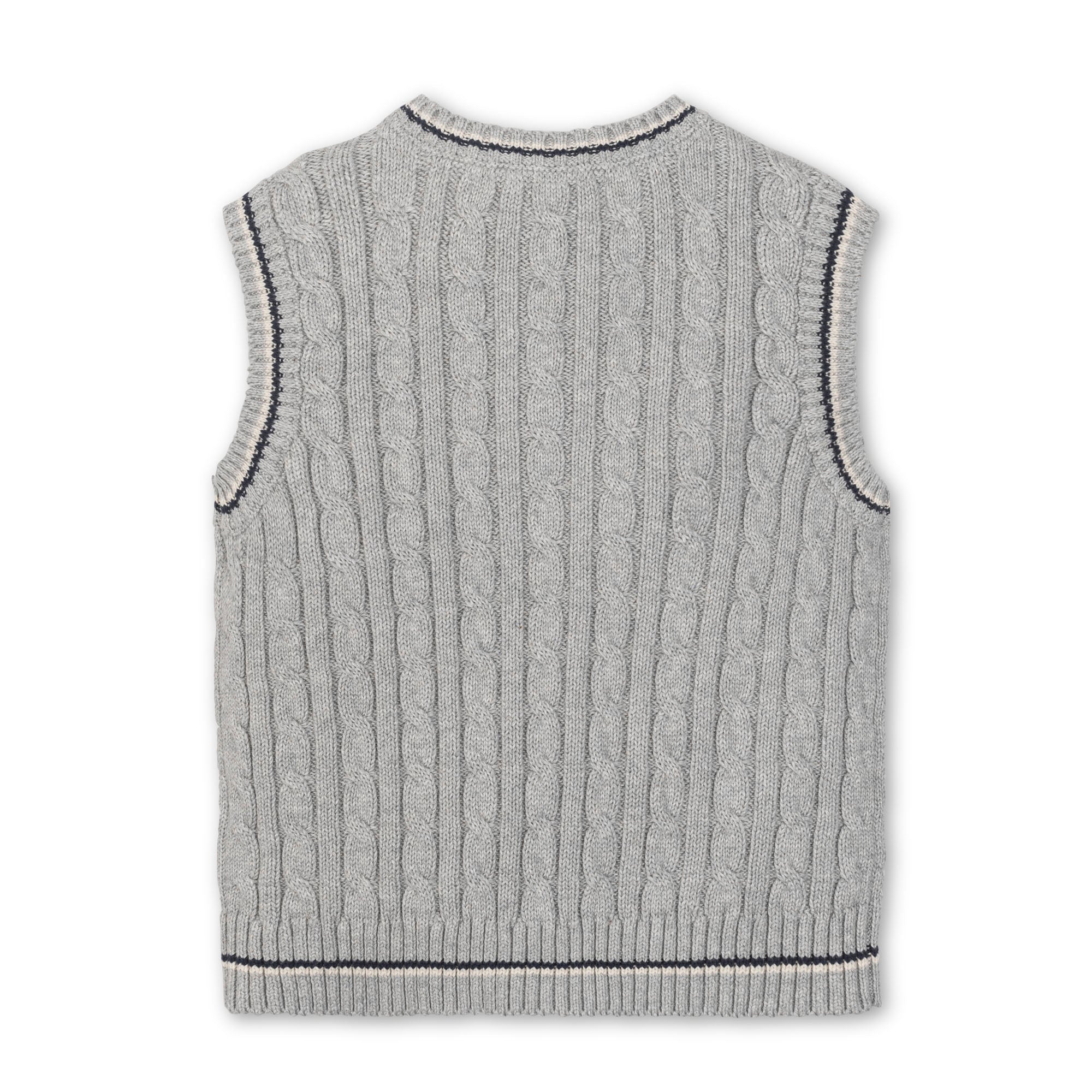Organic Cable Sweater Vest