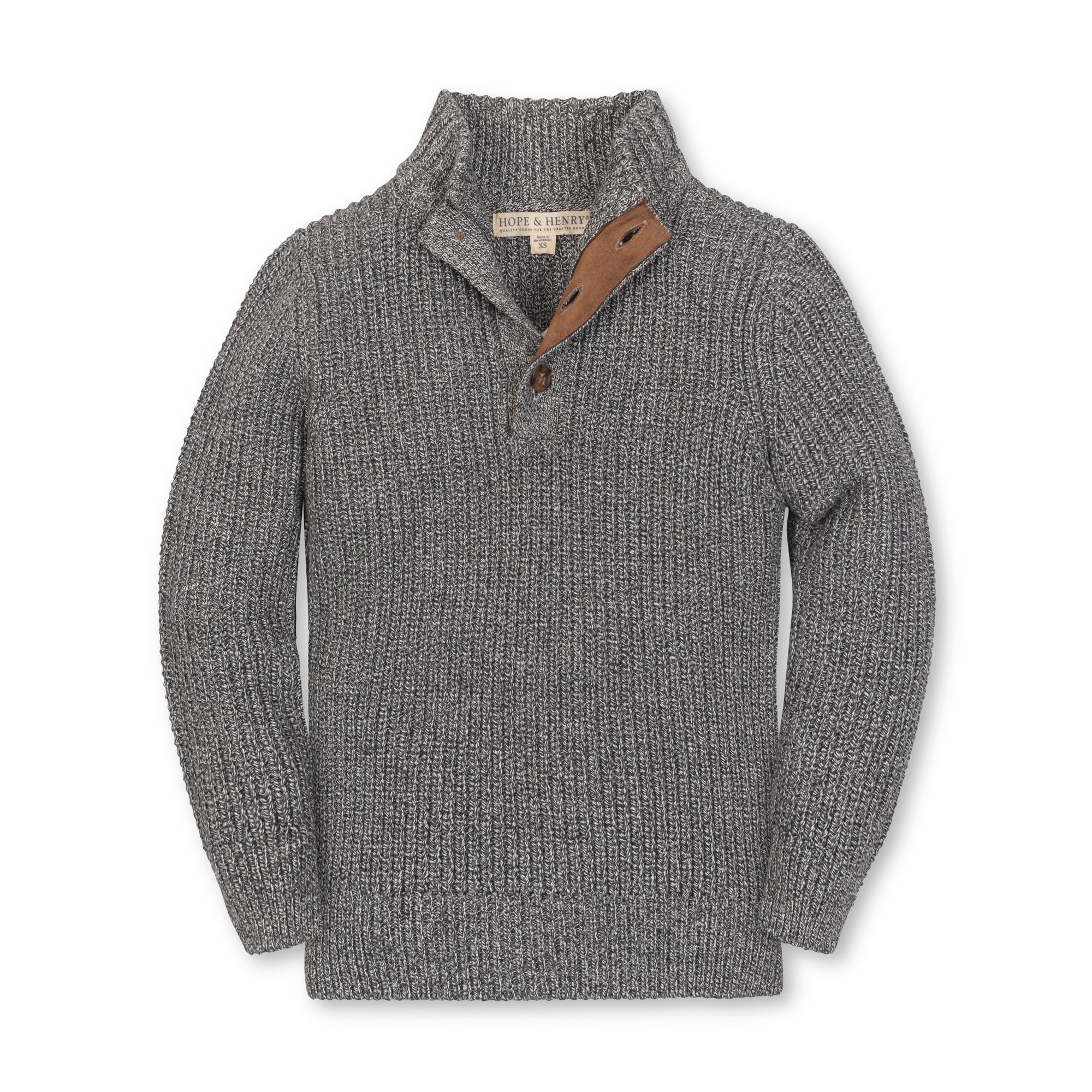 Organic Mock Neck Sweater