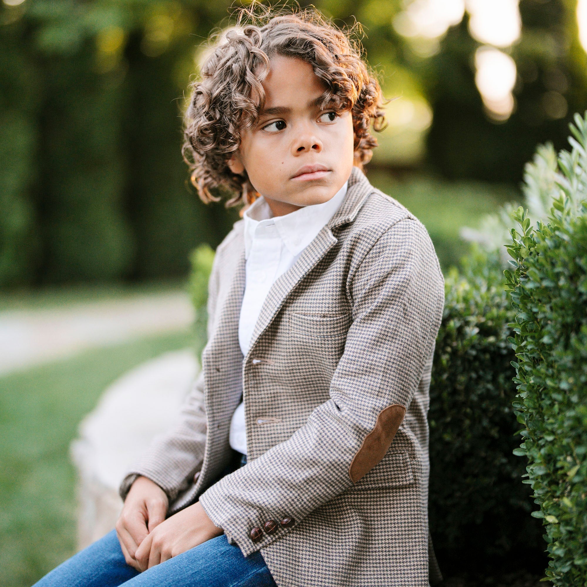 Organic Brushed Cotton Suit Jacket