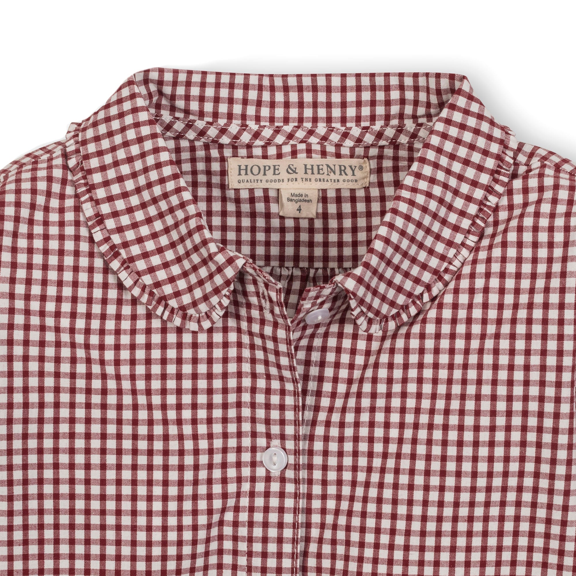 Organic Peter Pan Collar Top