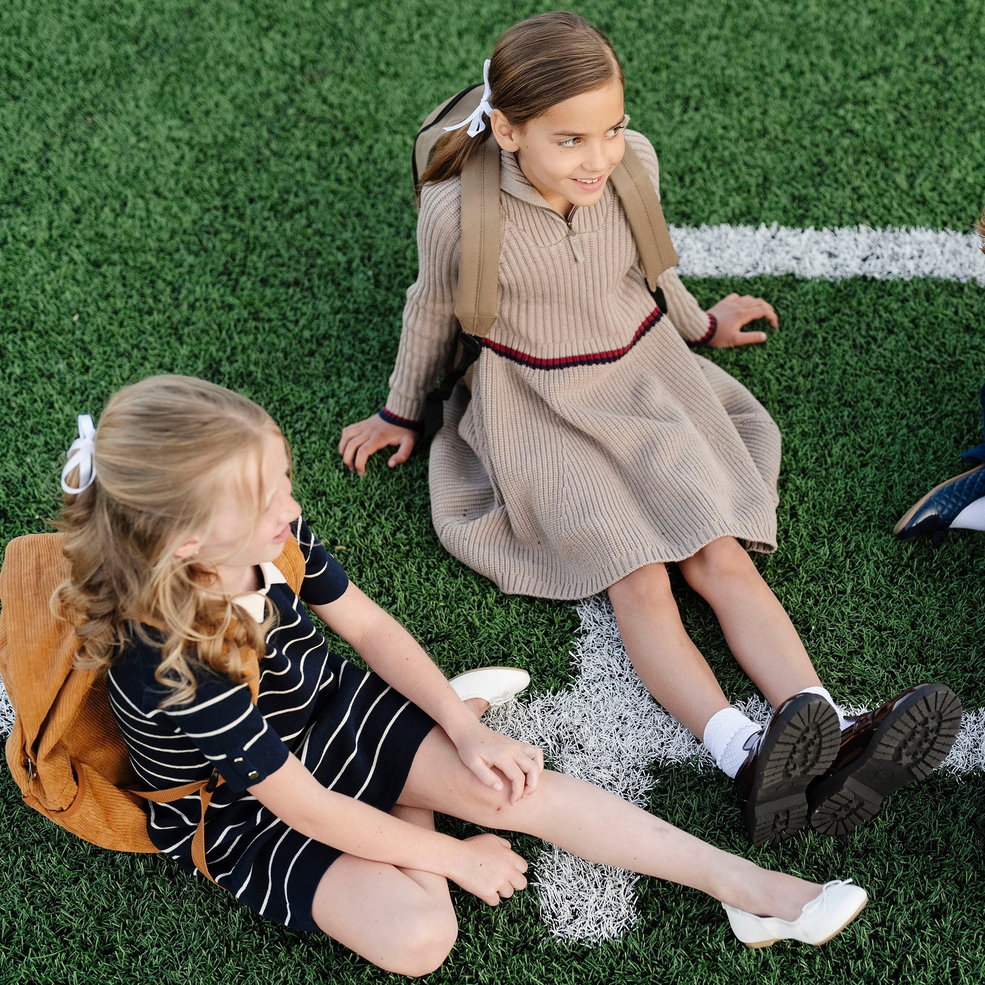 Organic Short Sleeve Collared Sweater Dress