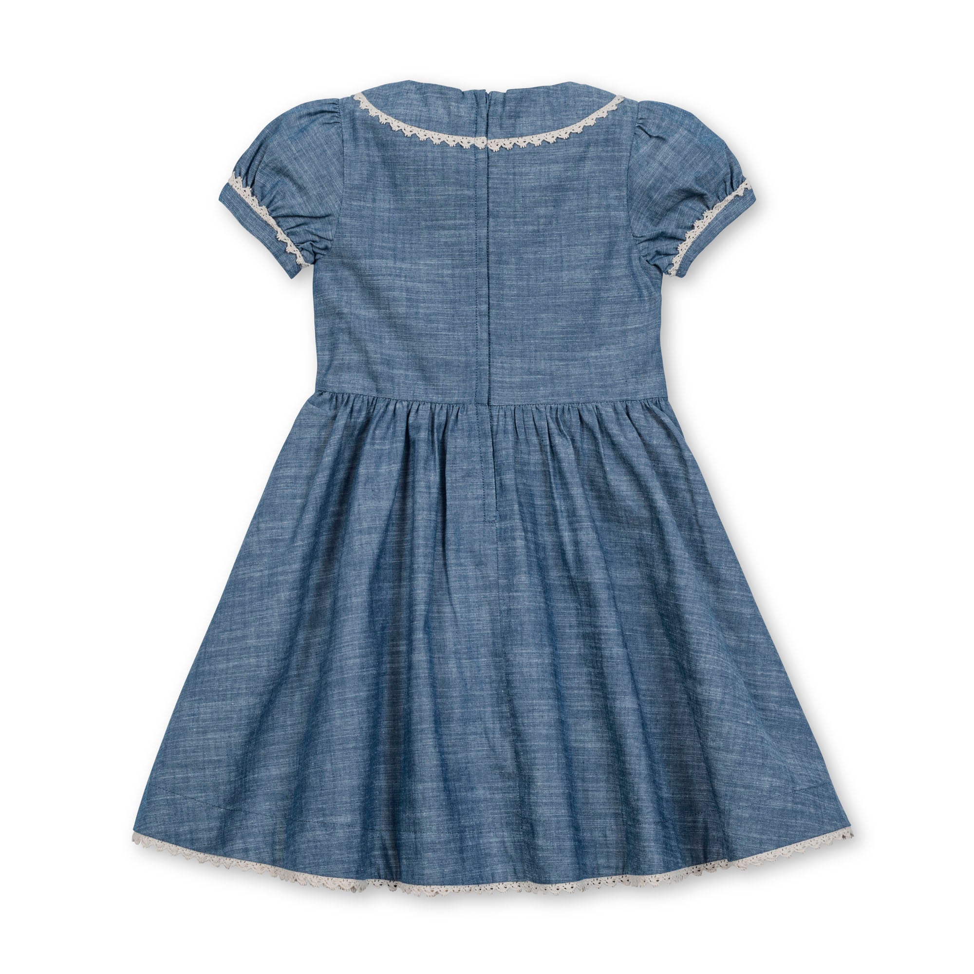 Organic Pintuck Chambray Dress
