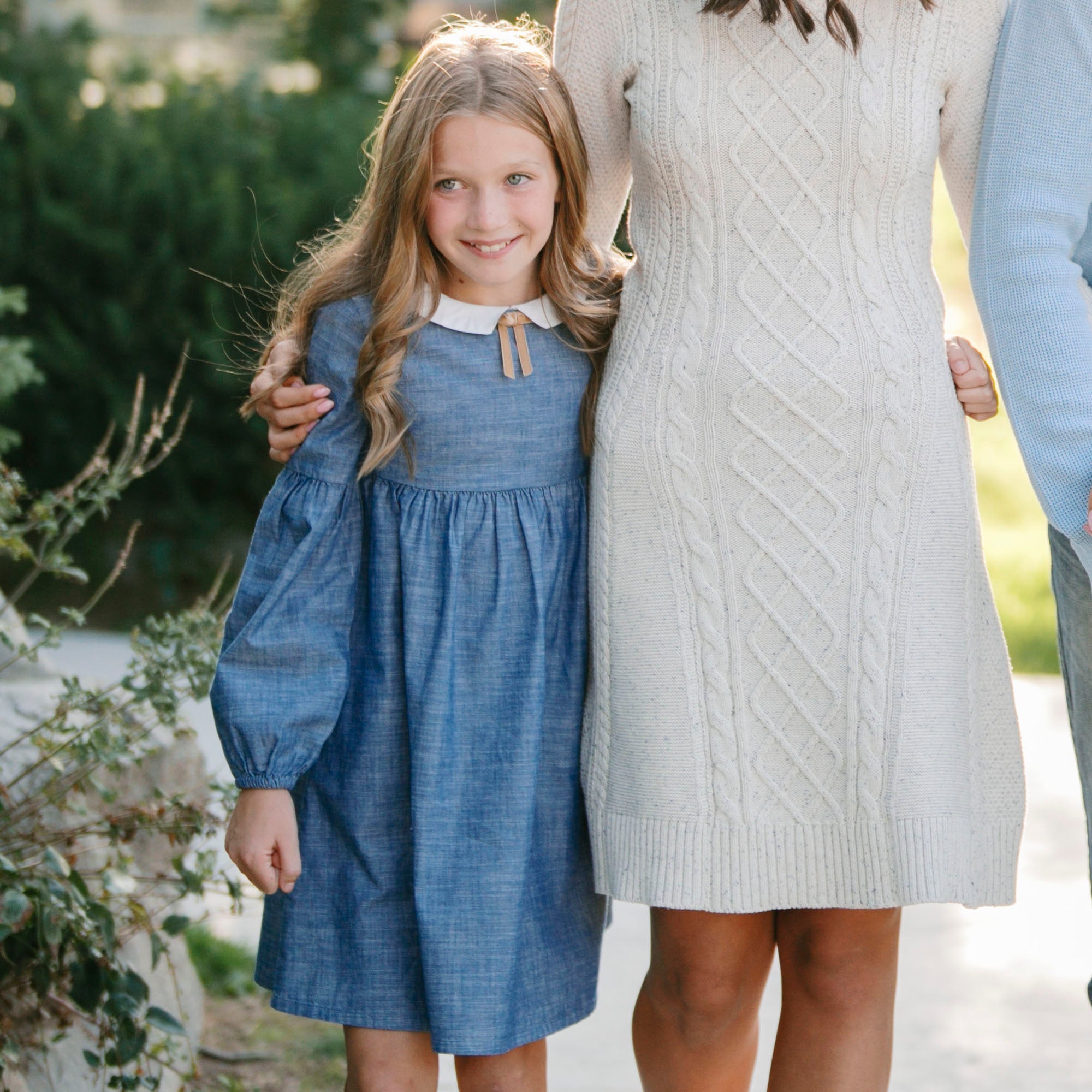 Organic Chambray Empire Dress