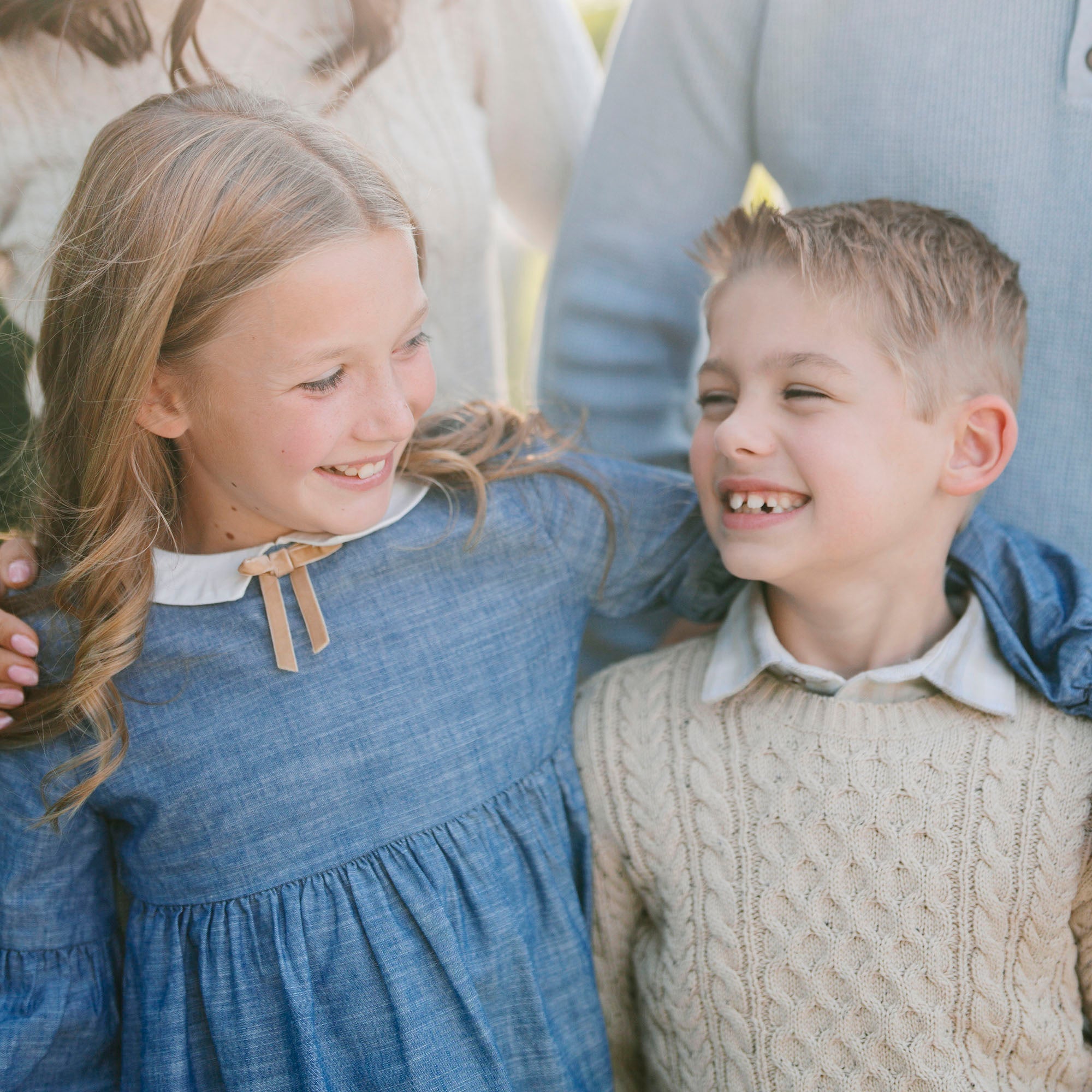 Organic Chambray Empire Dress