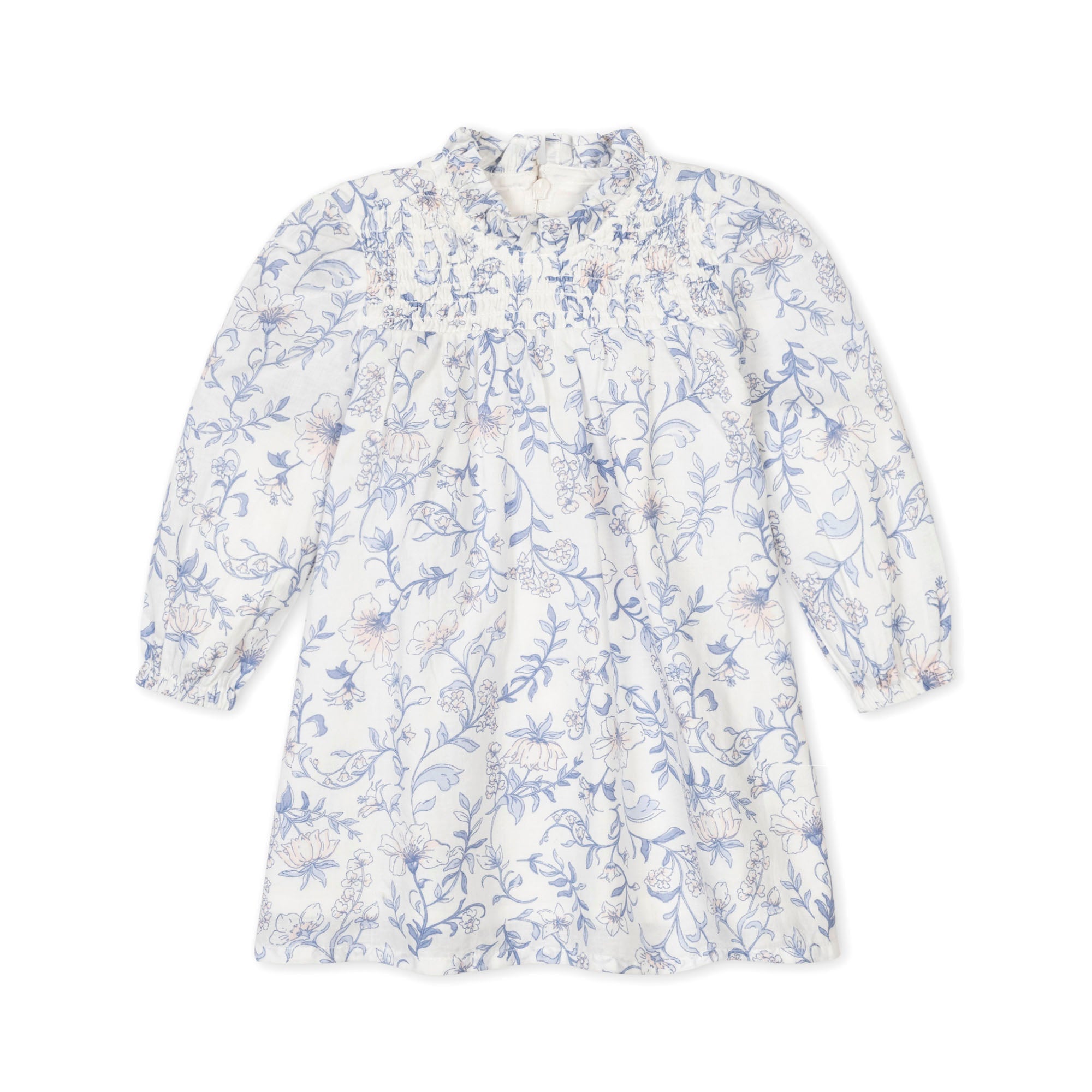 Organic Smocked Yoke Dress