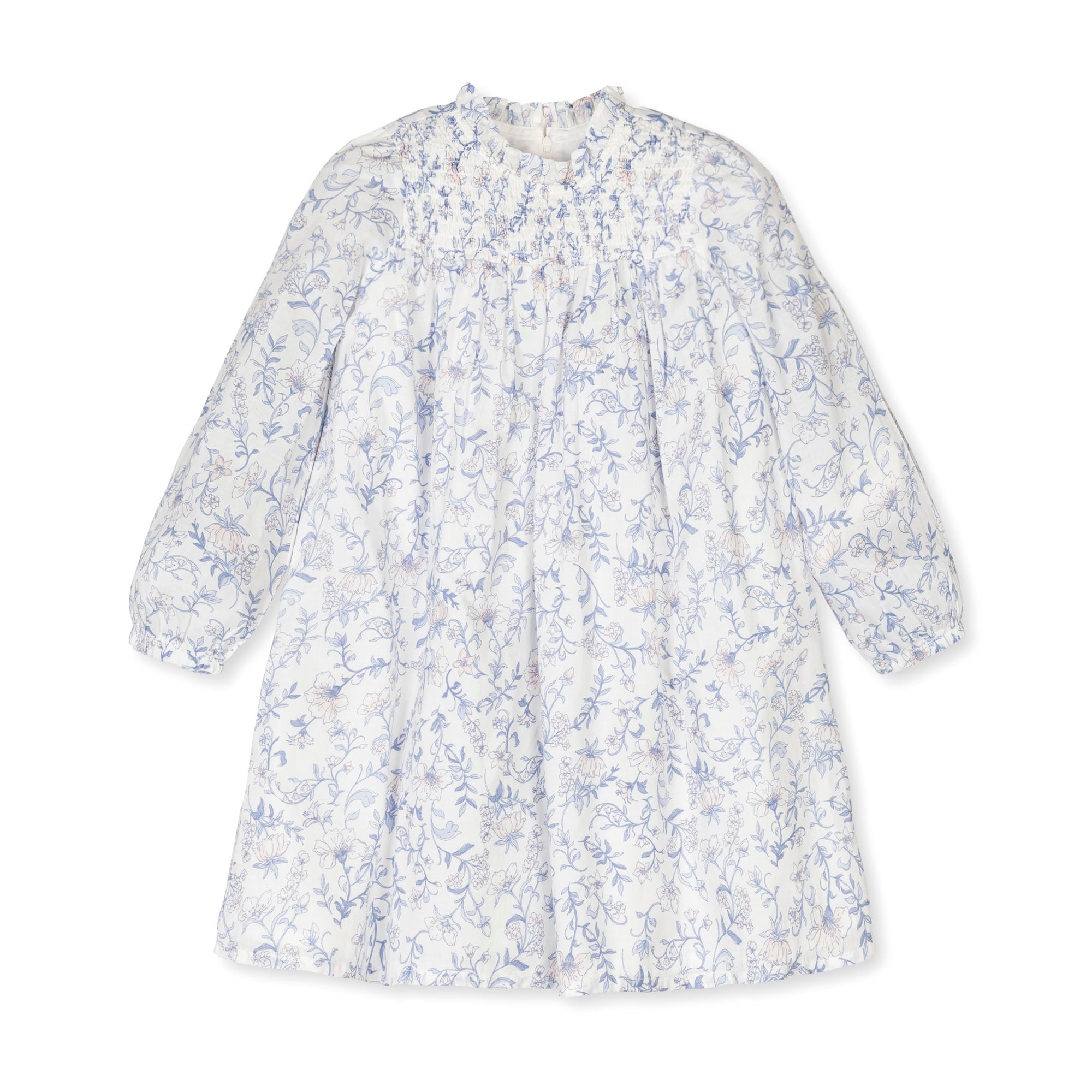 Organic Smocked Yoke Dress