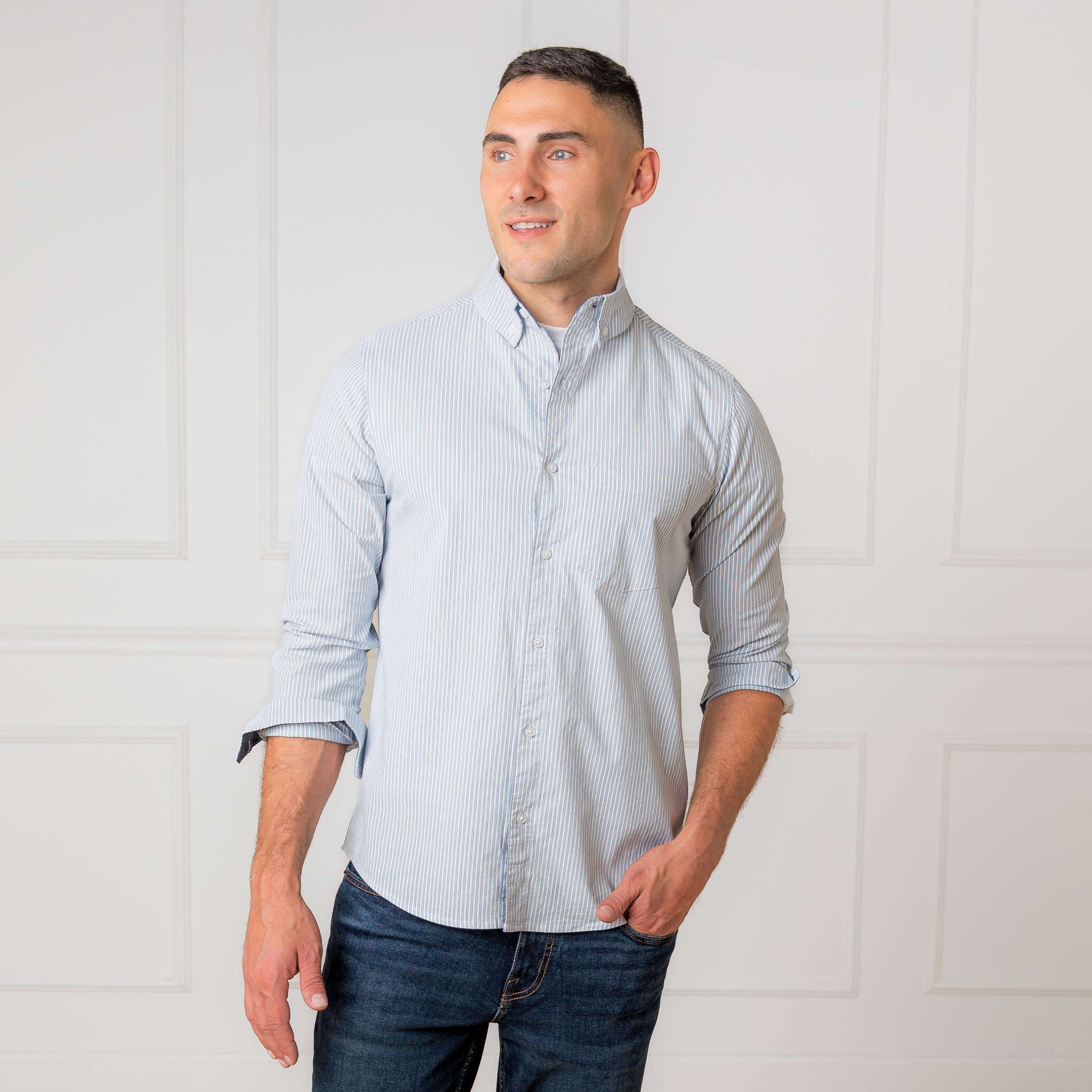 Organic Stretch Poplin Shirt