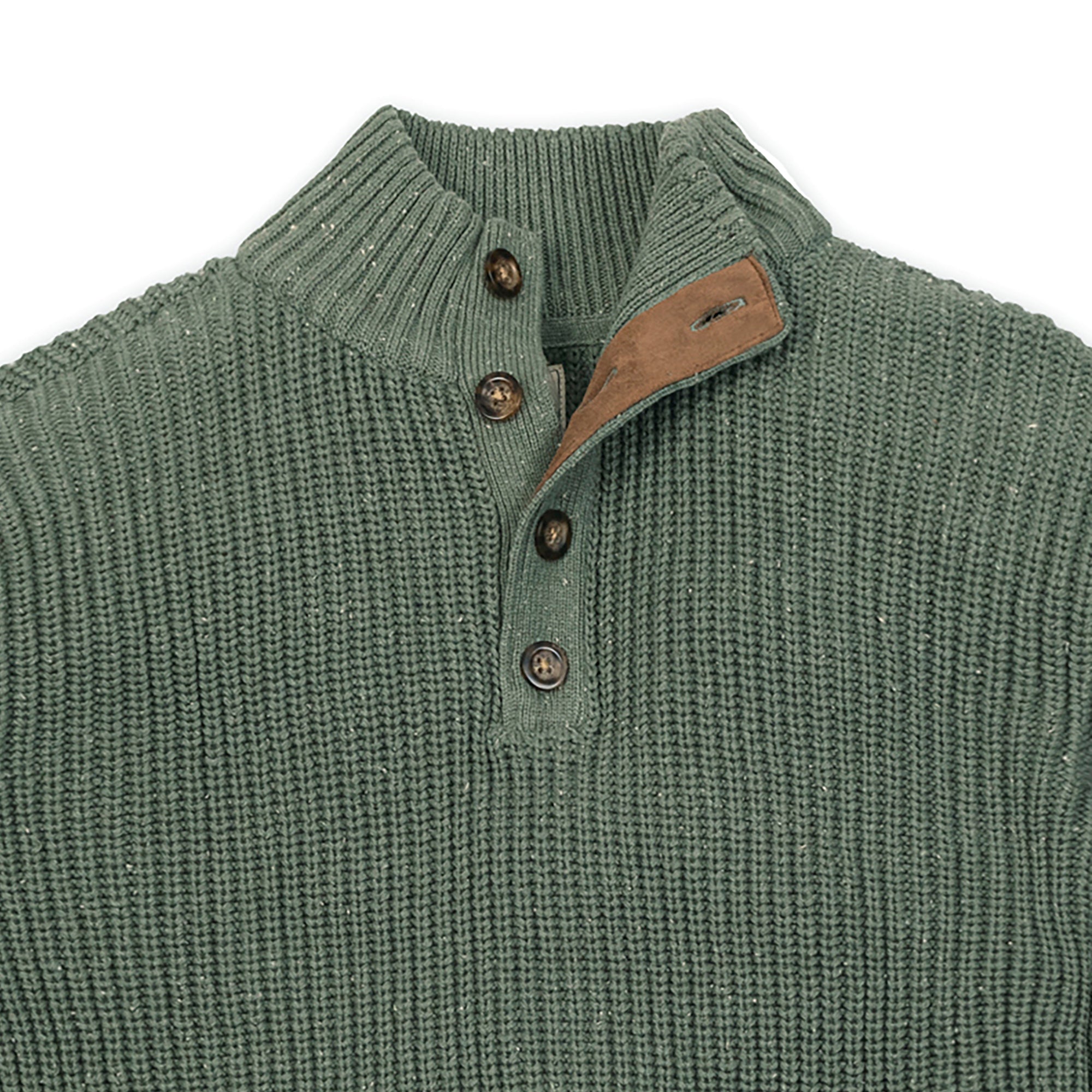 Organic Mock Neck Sweater