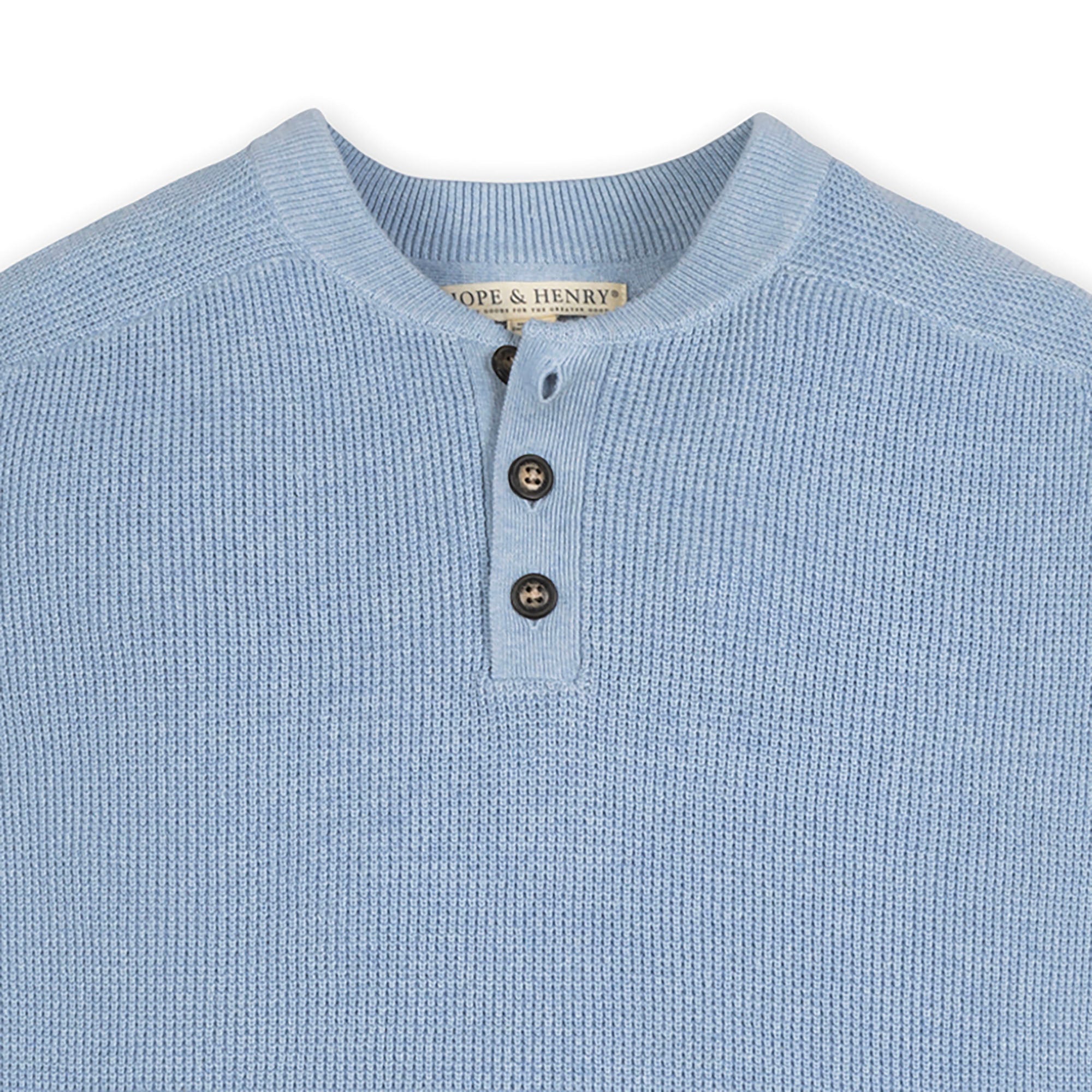 Organic Sweater Henley