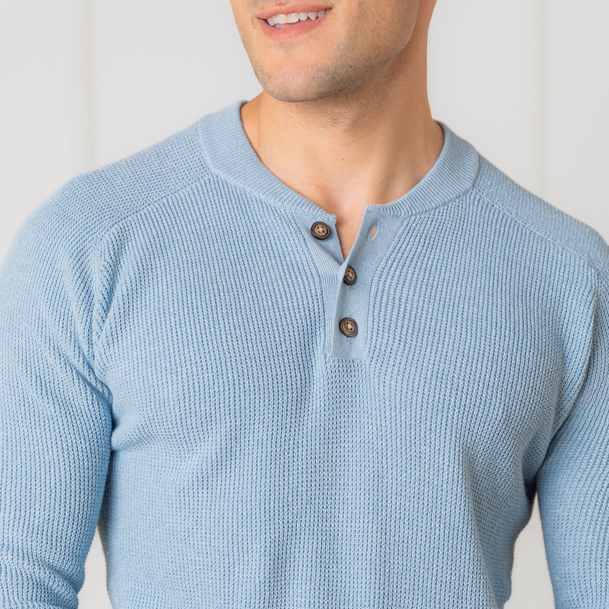 Organic Sweater Henley