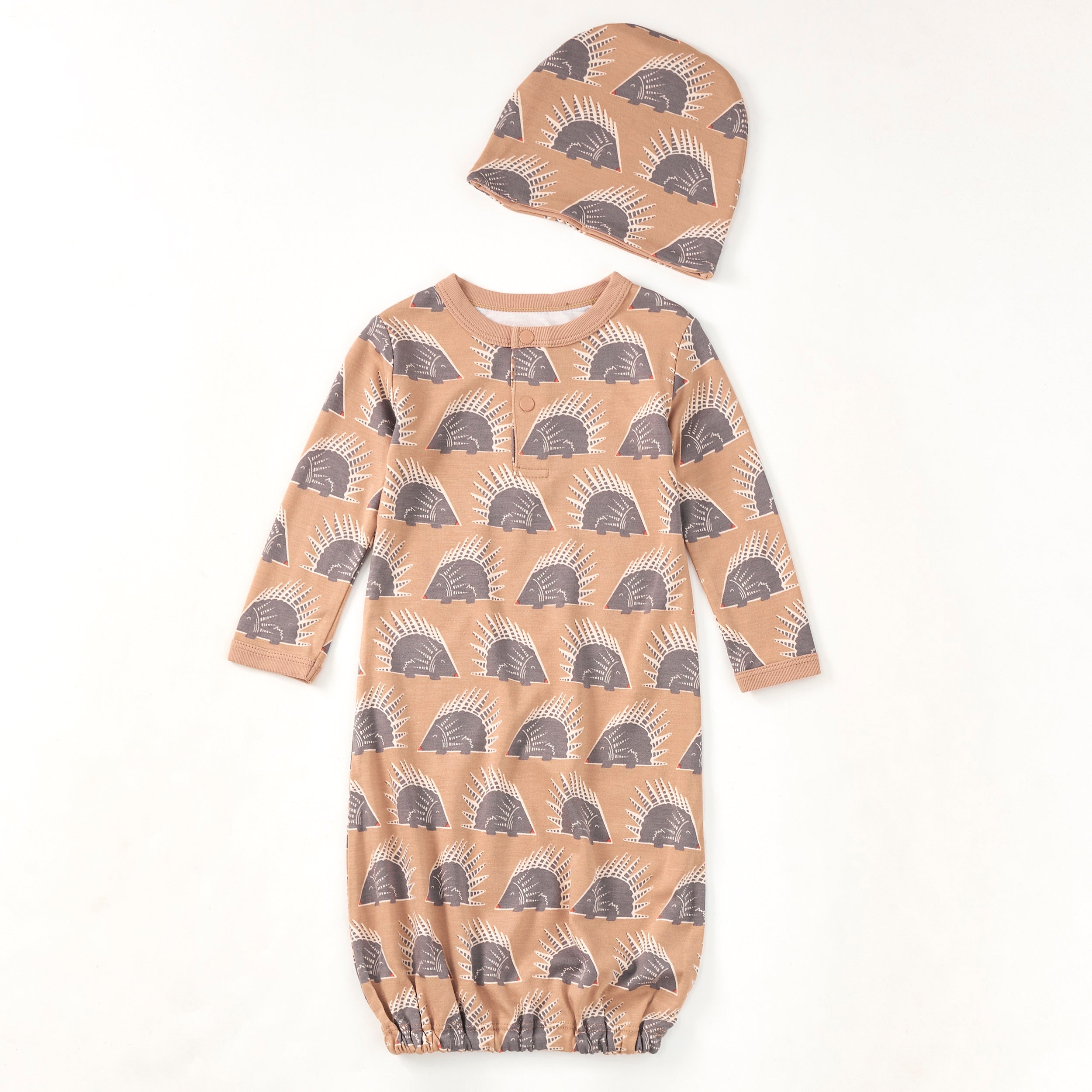 Bamboo Blend Hat & Sleepgown Set - Chill Quill