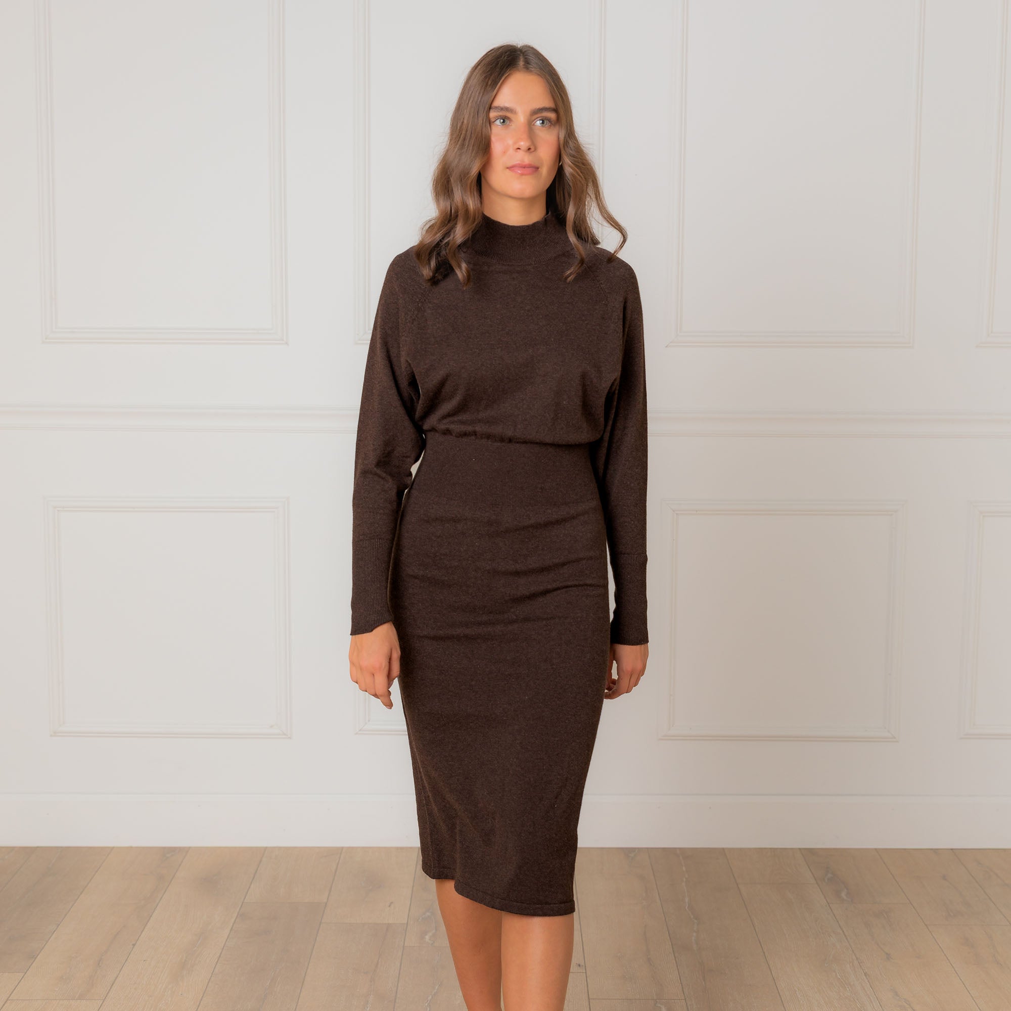 Dolman Sleeve Sweater Dress