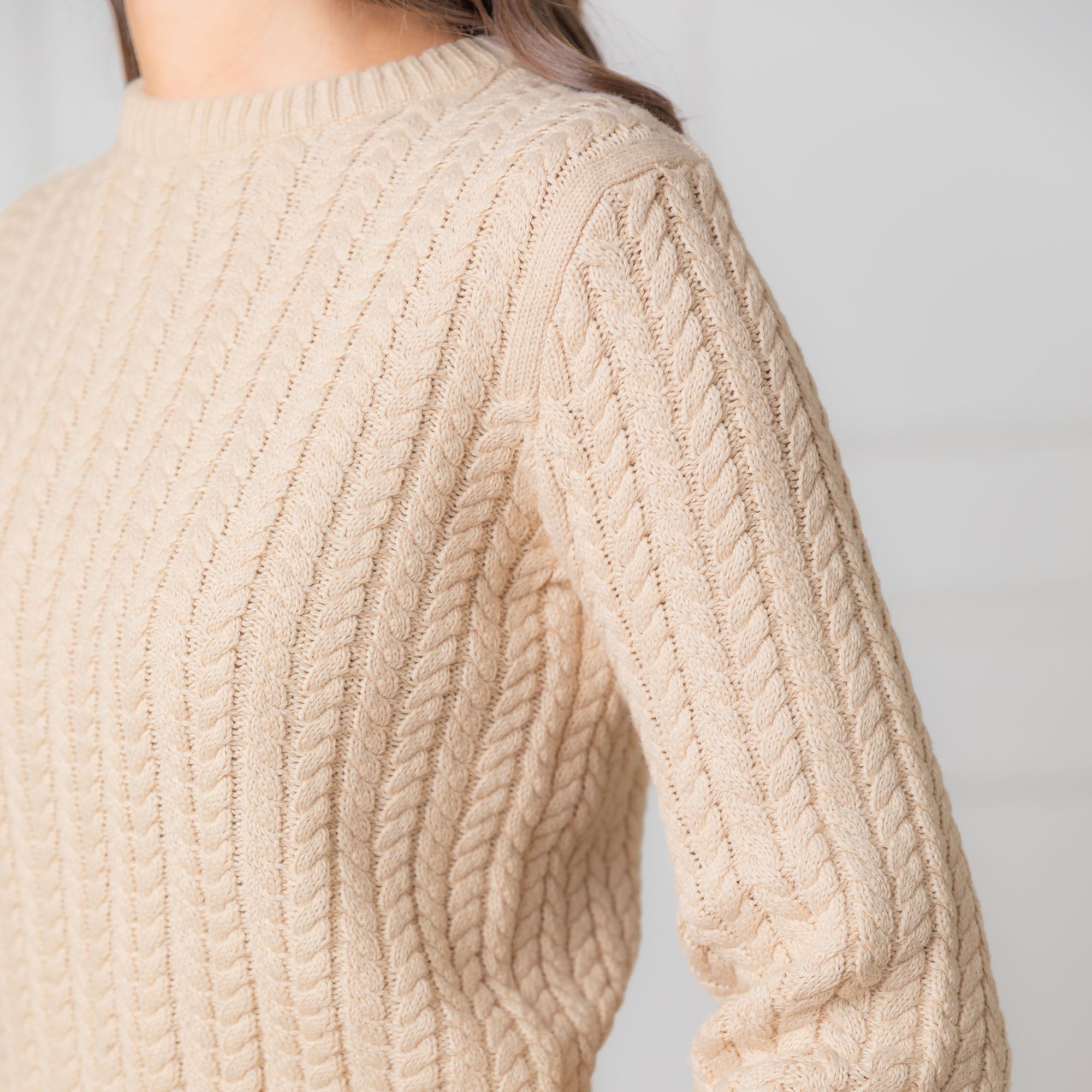 Organic Cable Sweater