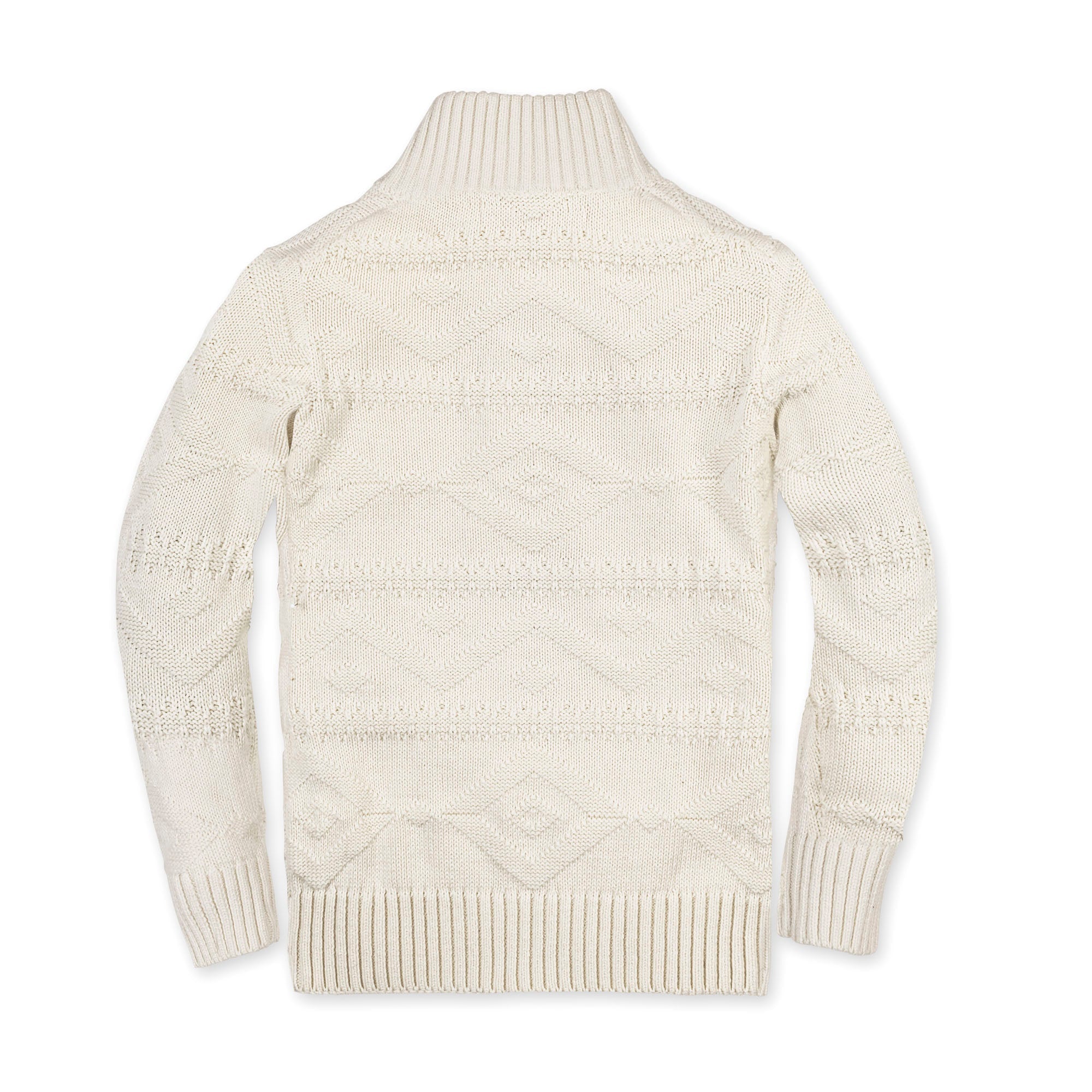 Organic Half Zip Cable Sweater