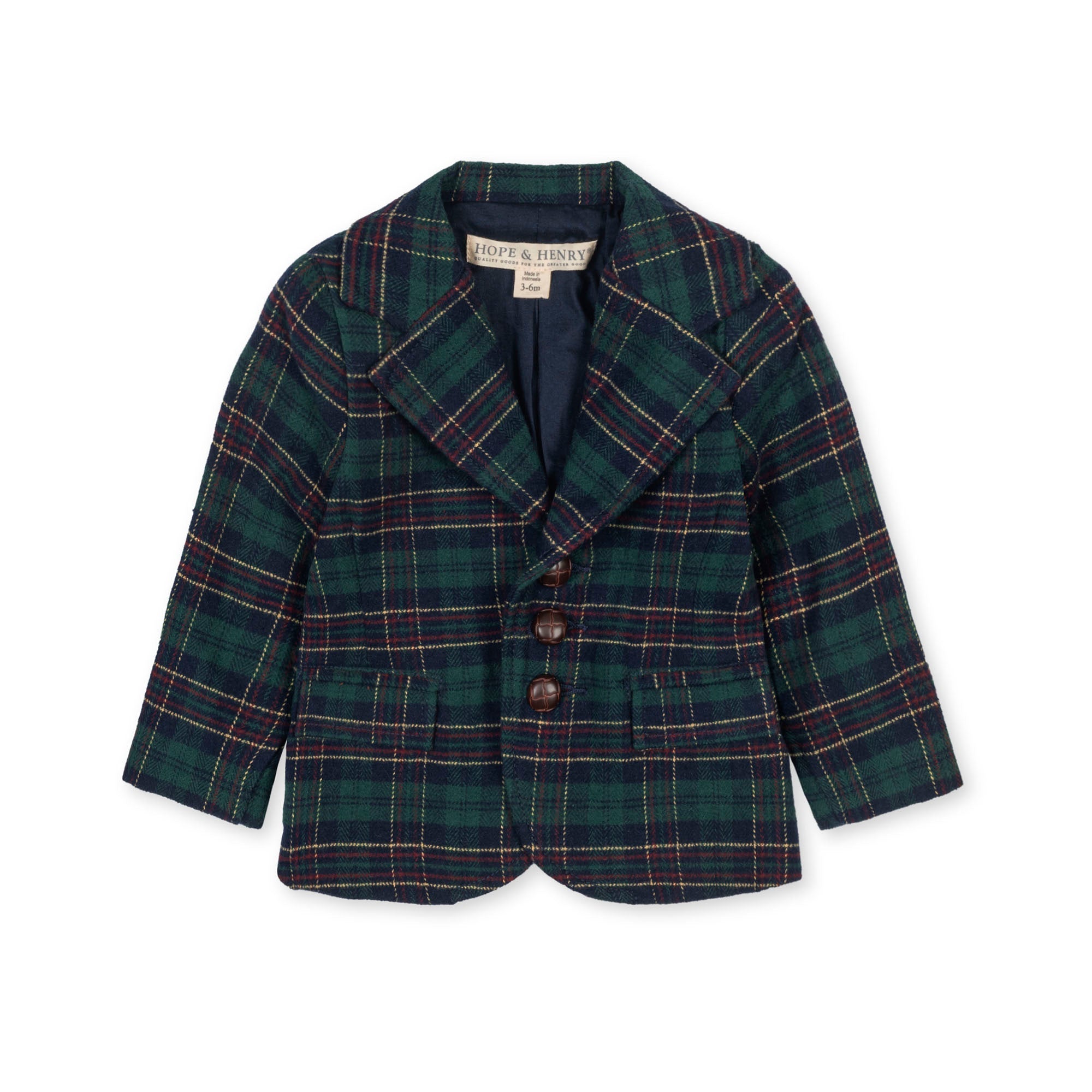 Organic Brushed Cotton Suit Jacket - Baby