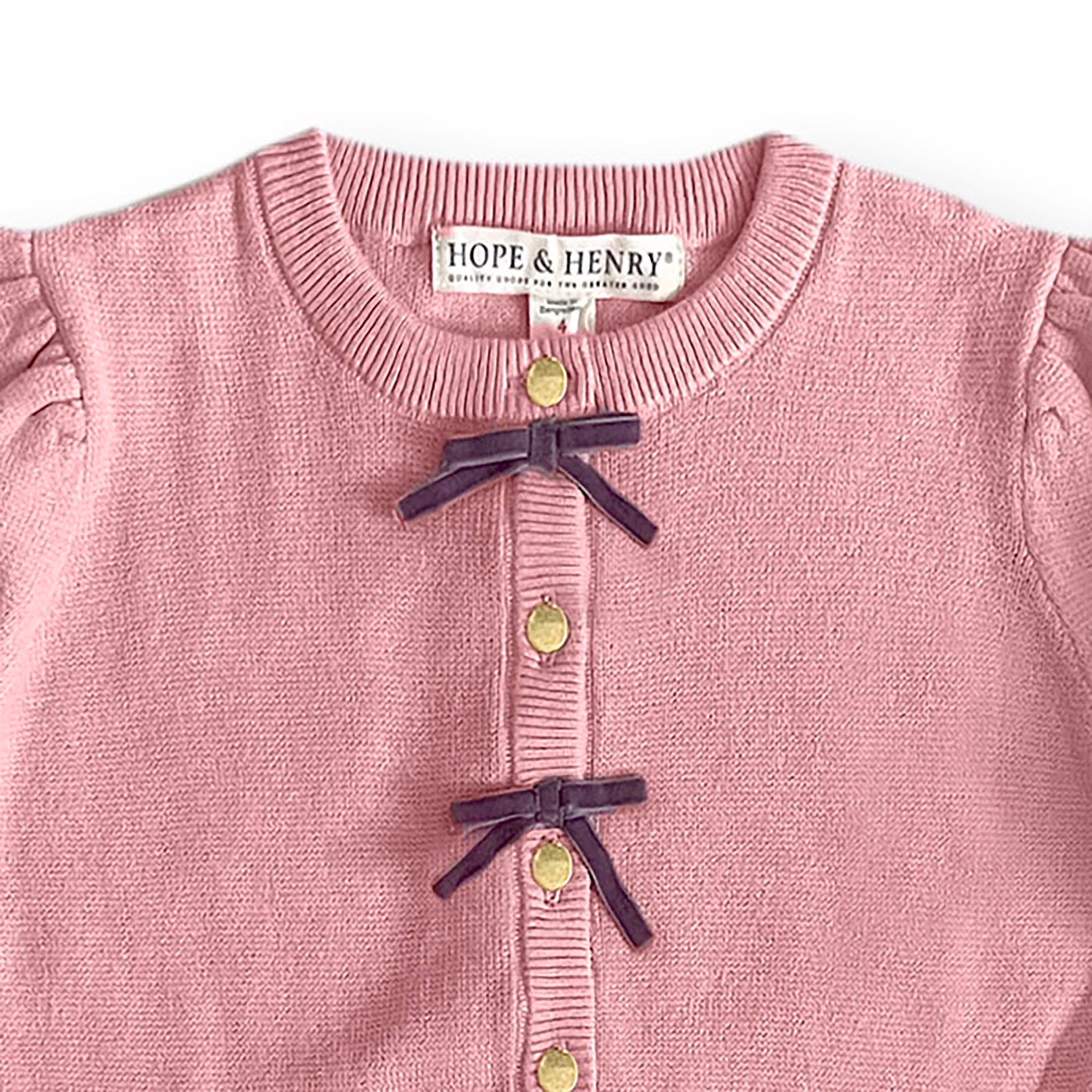 Organic Button Front Sweater Dress - Baby
