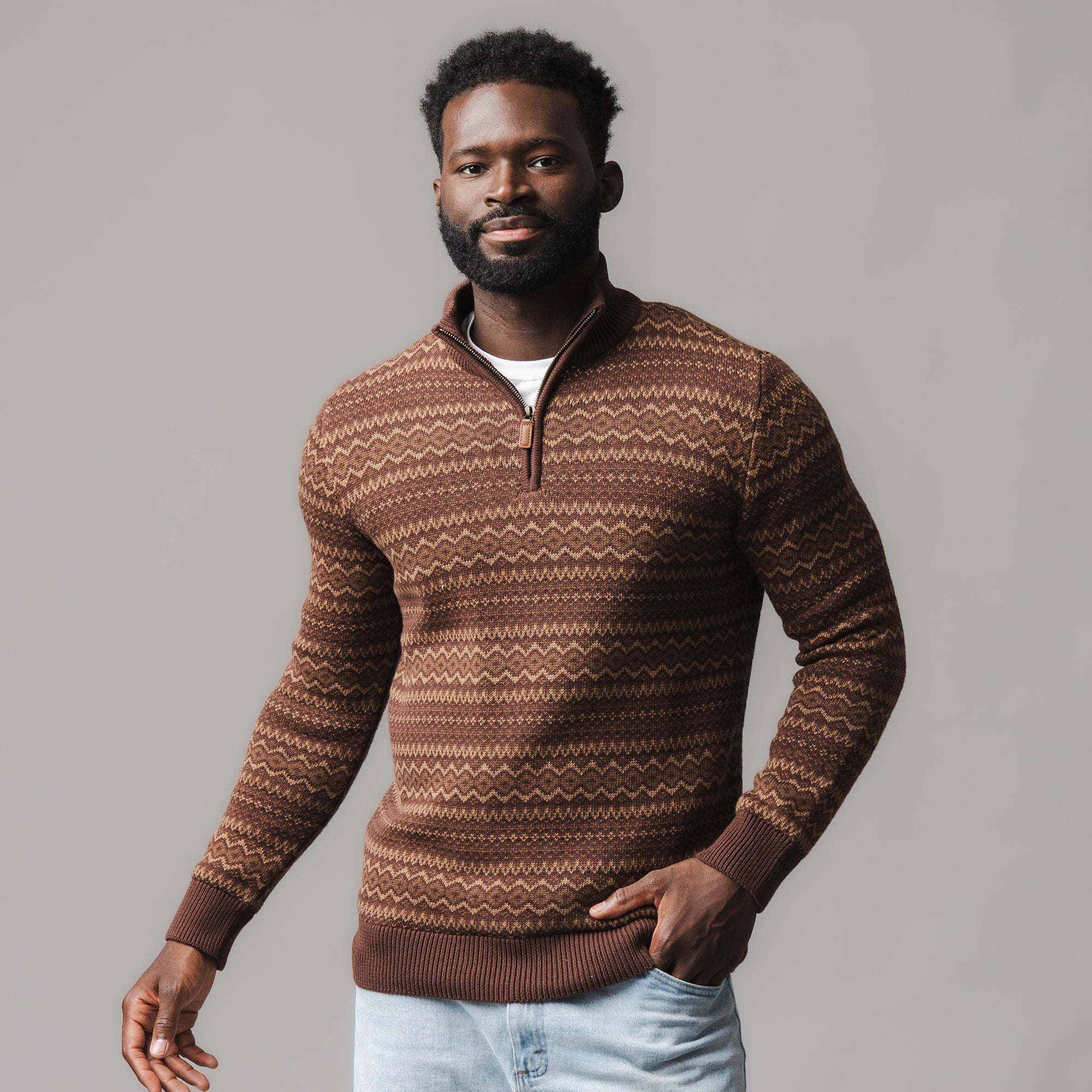 Organic Half Zip Pullover