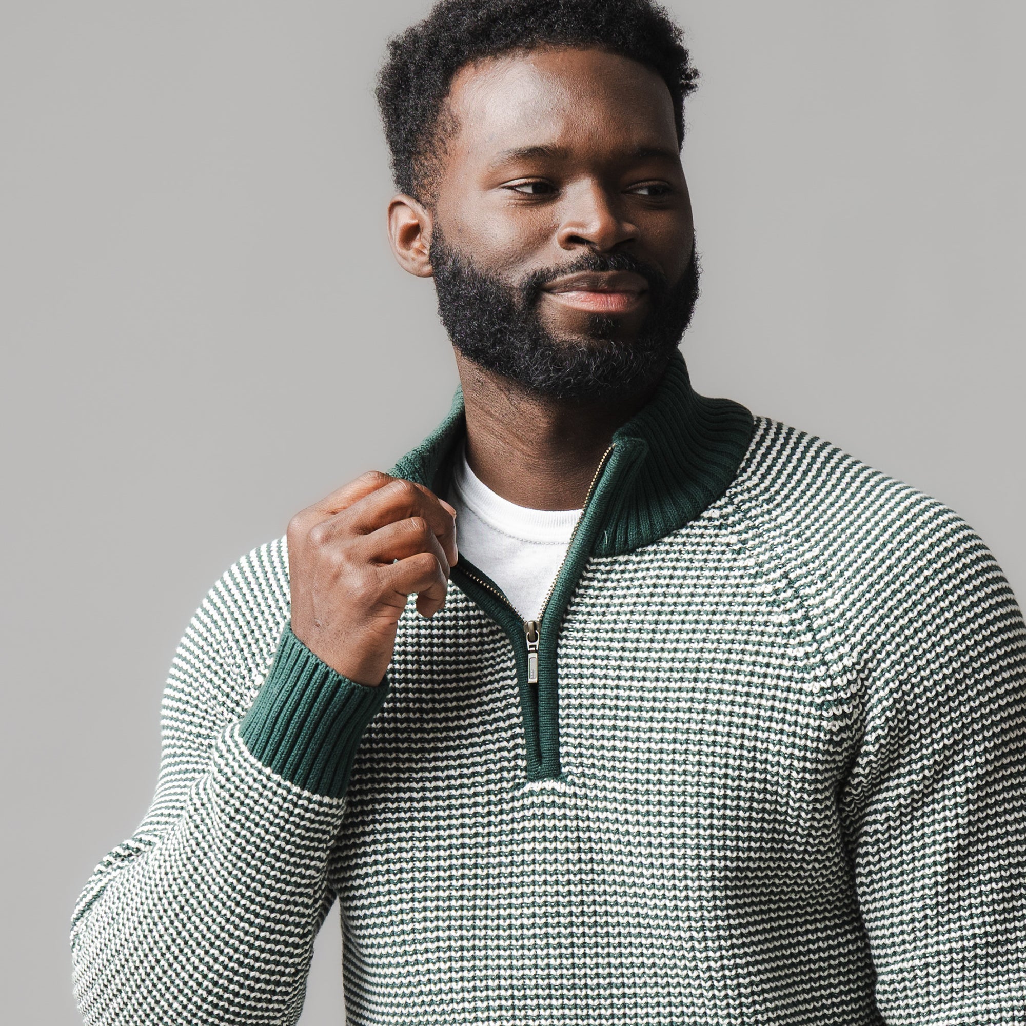 Organic Half Zip Pullover