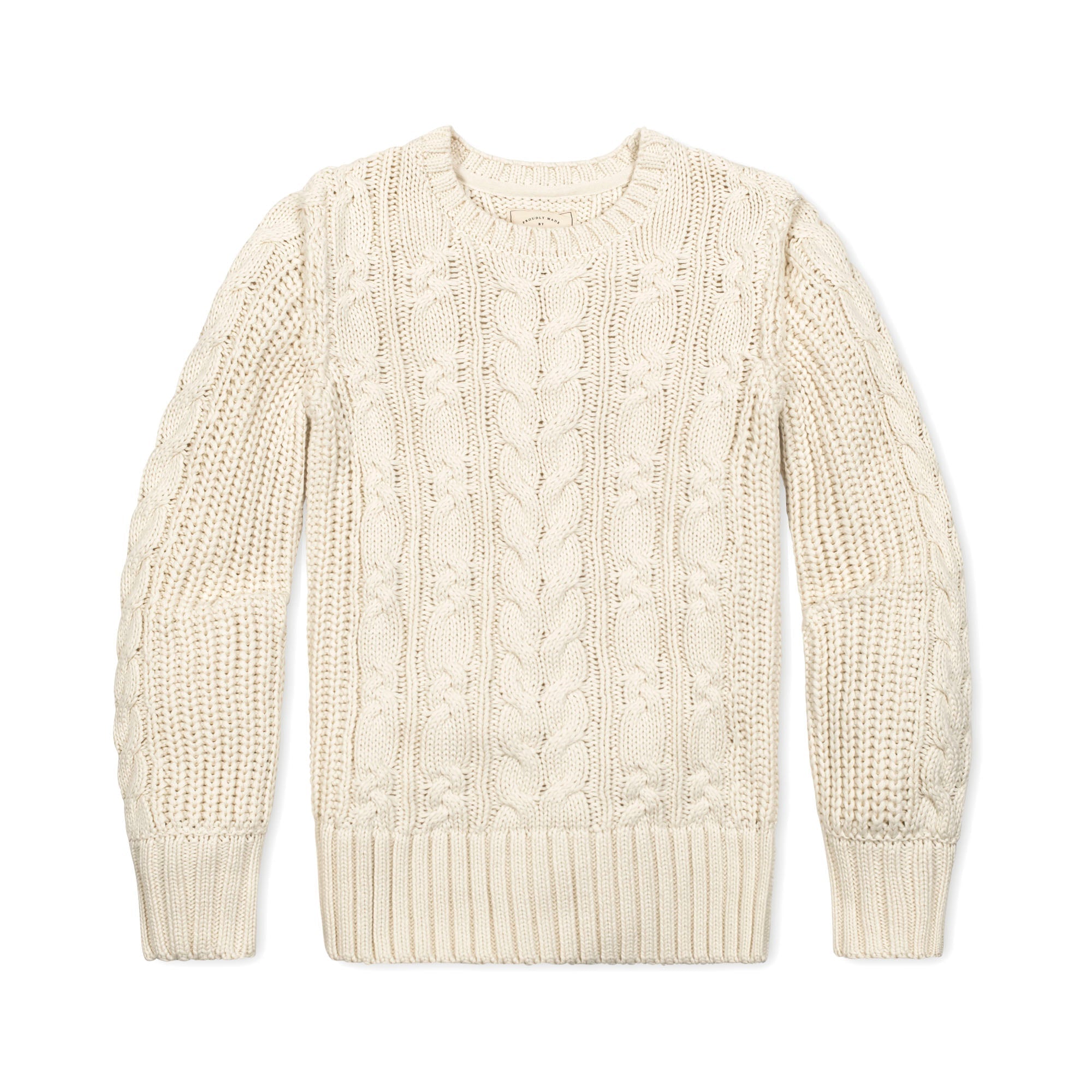 Organic Cable Sweater