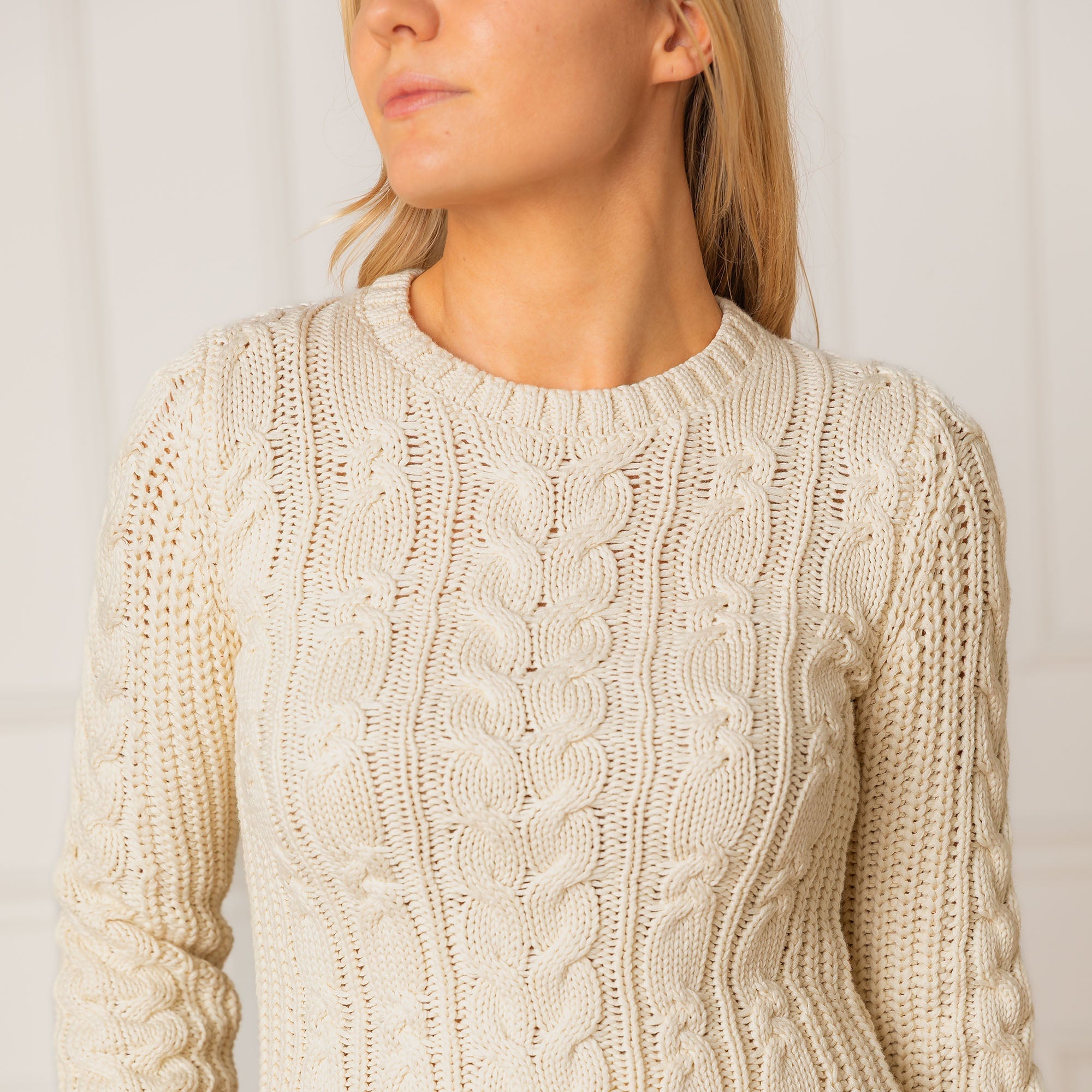 Organic Cable Sweater