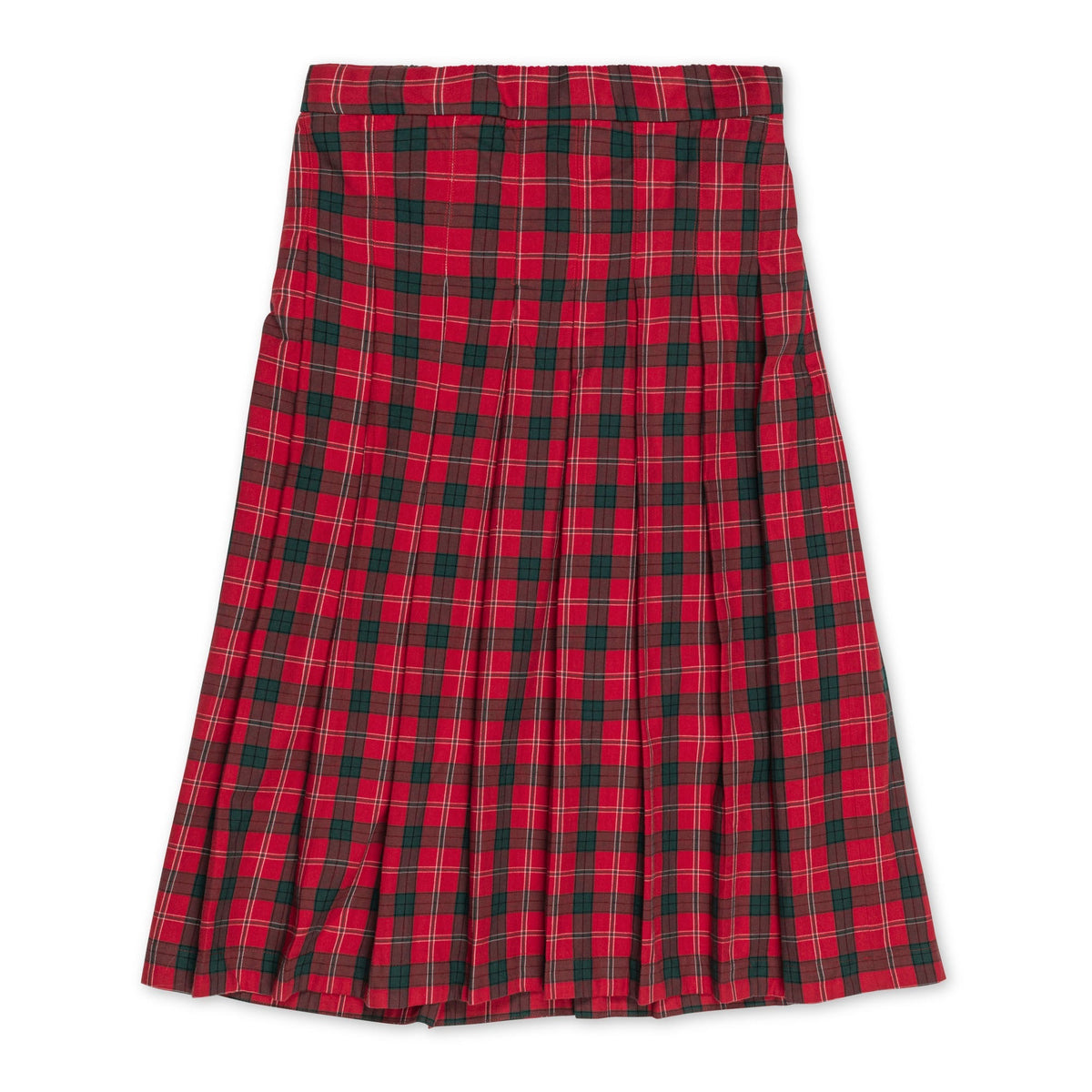 Organic Pleated Midi Skirt