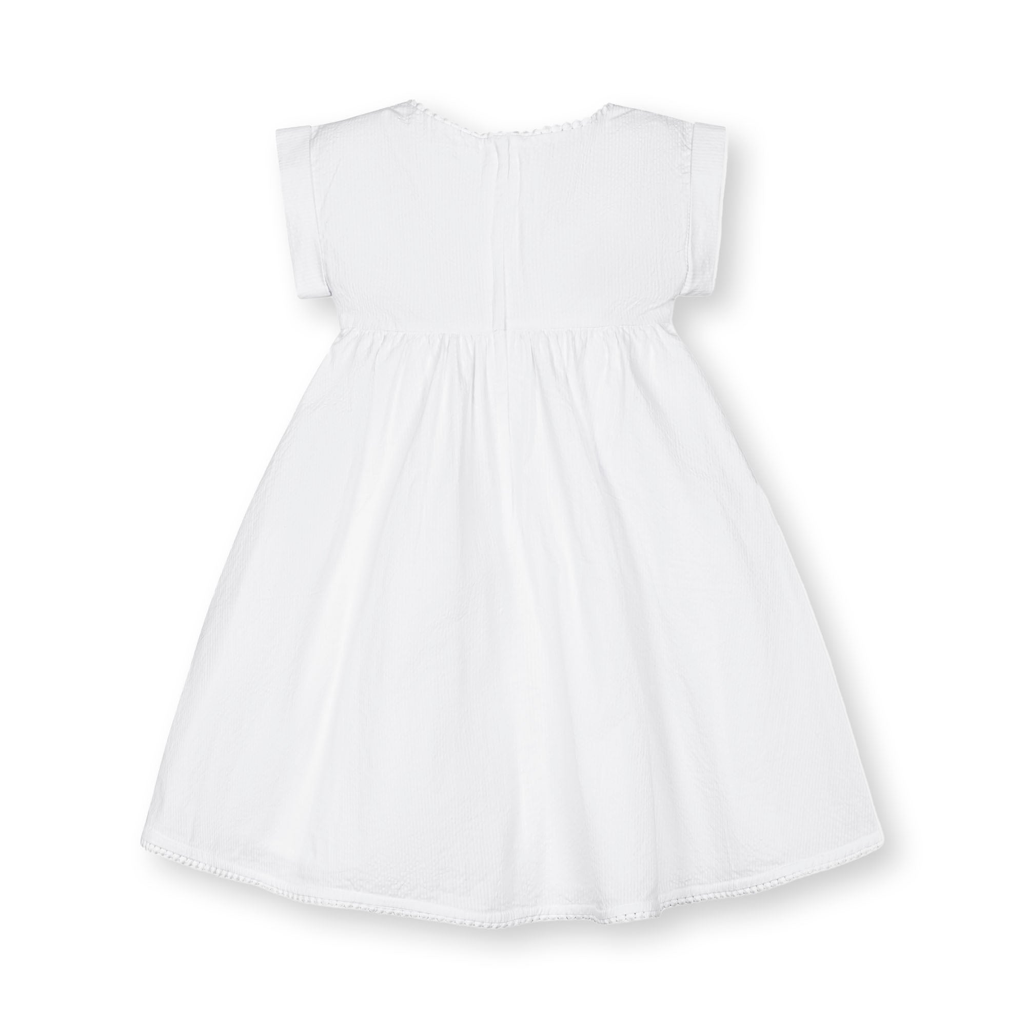 Organic Seersucker Empire Waist Dress