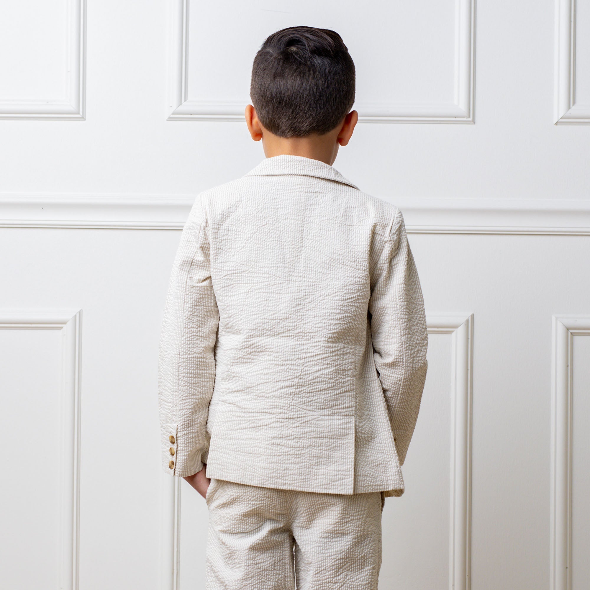 Organic Seersucker Suit Jacket