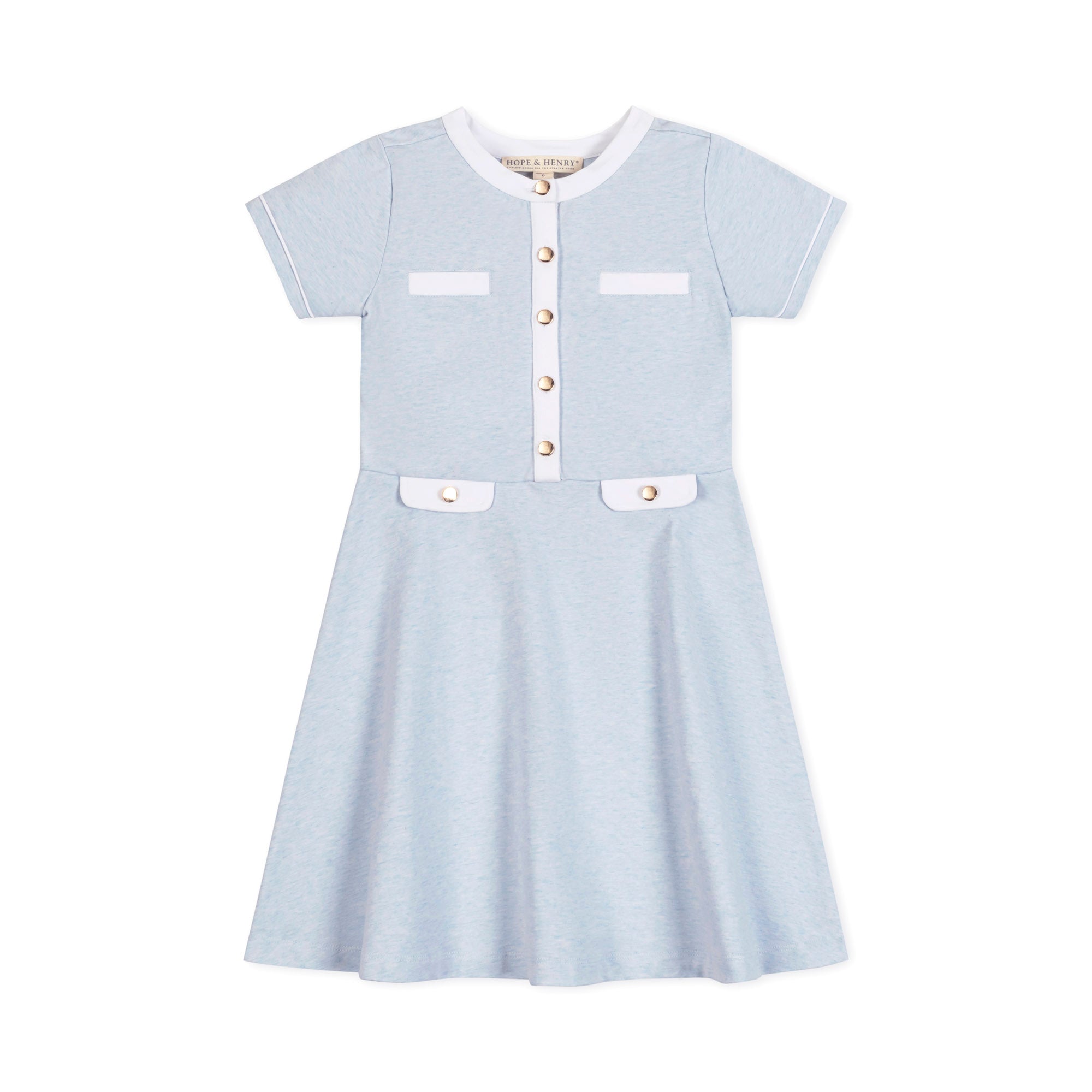 Organic French Terry Contrast Dress